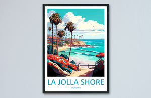 La Jolla Shore Travel Print