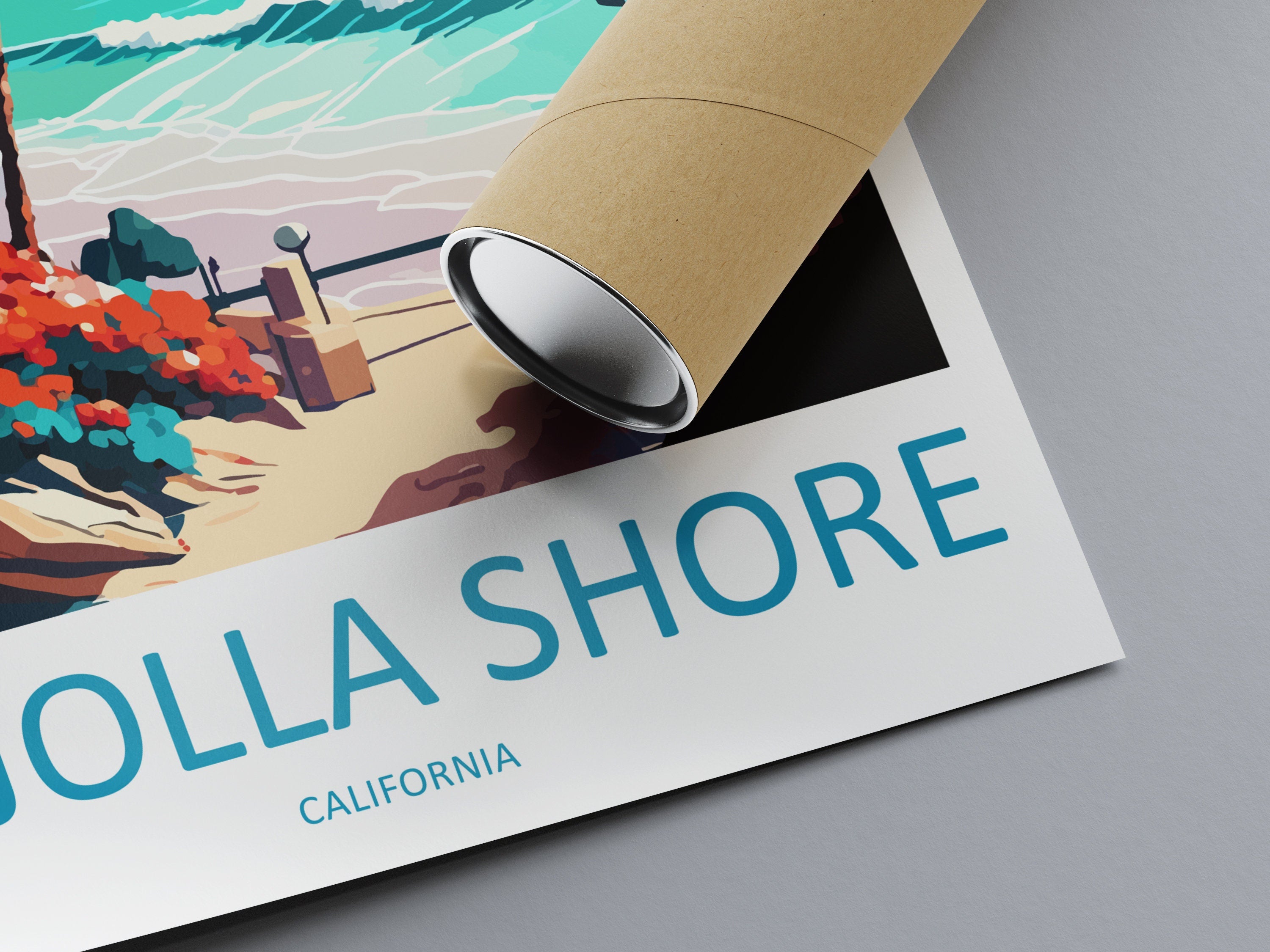 La Jolla Shore Travel Print