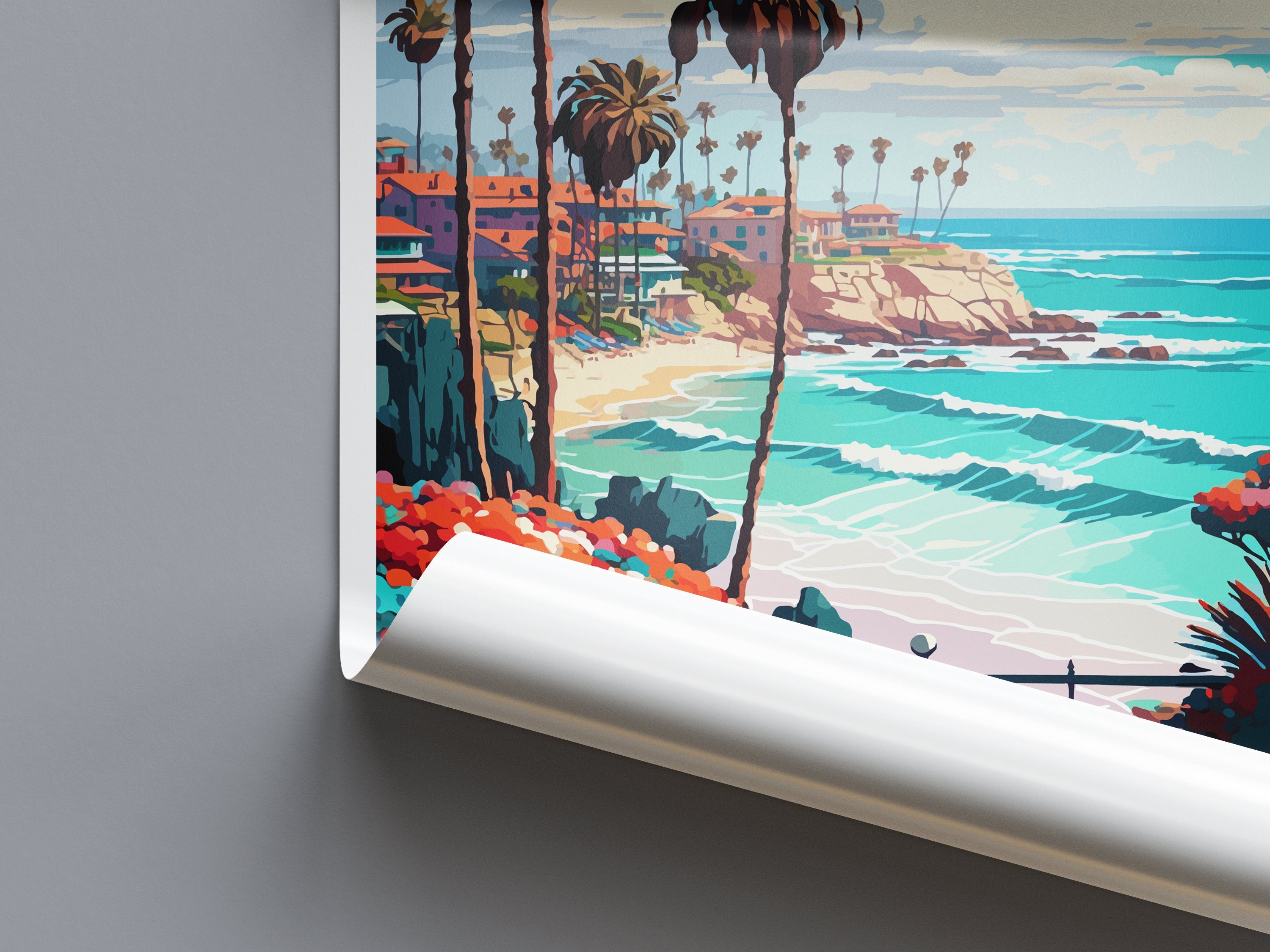 La Jolla Shore Travel Print