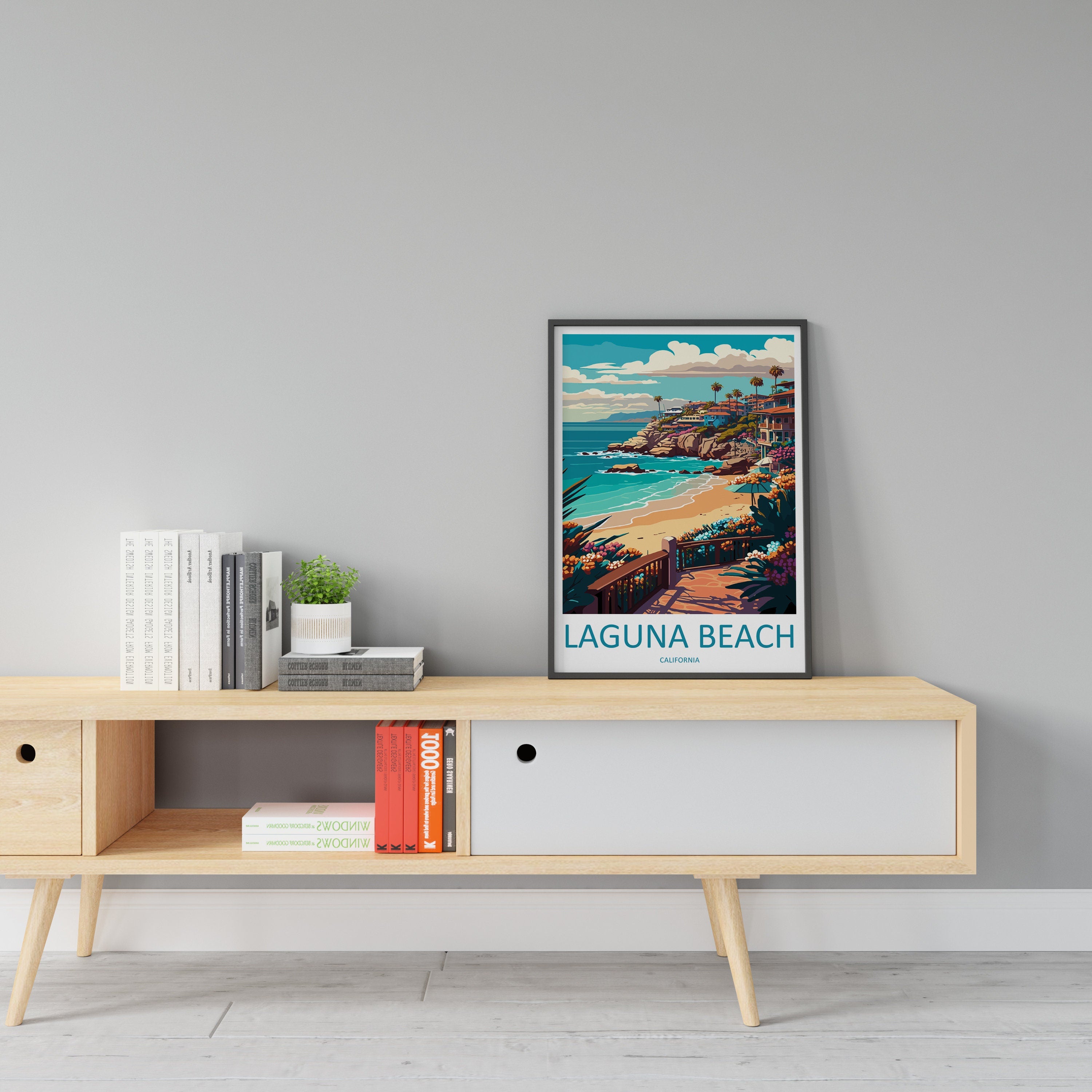 Laguna Beach Travel Print