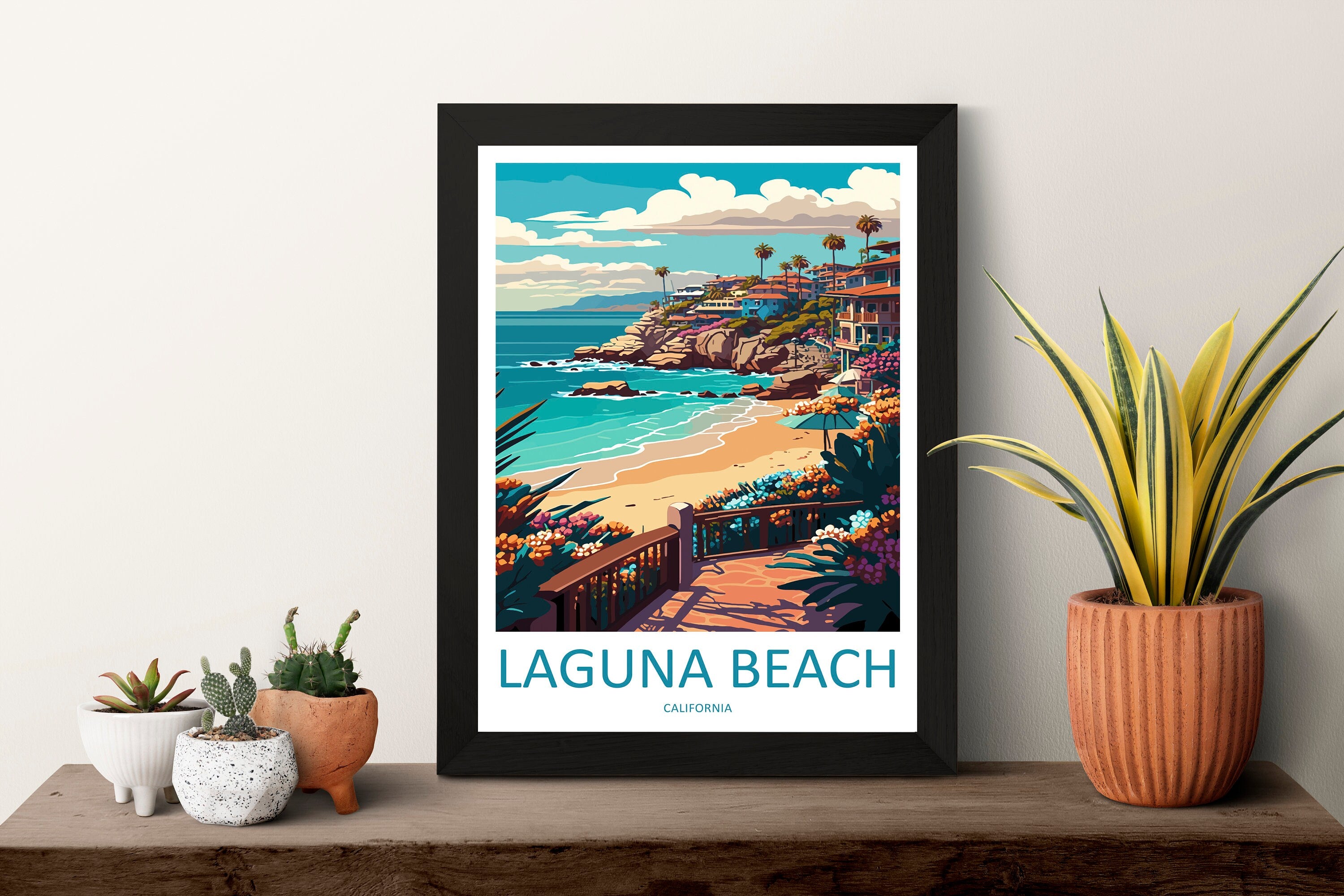 Laguna Beach Travel Print