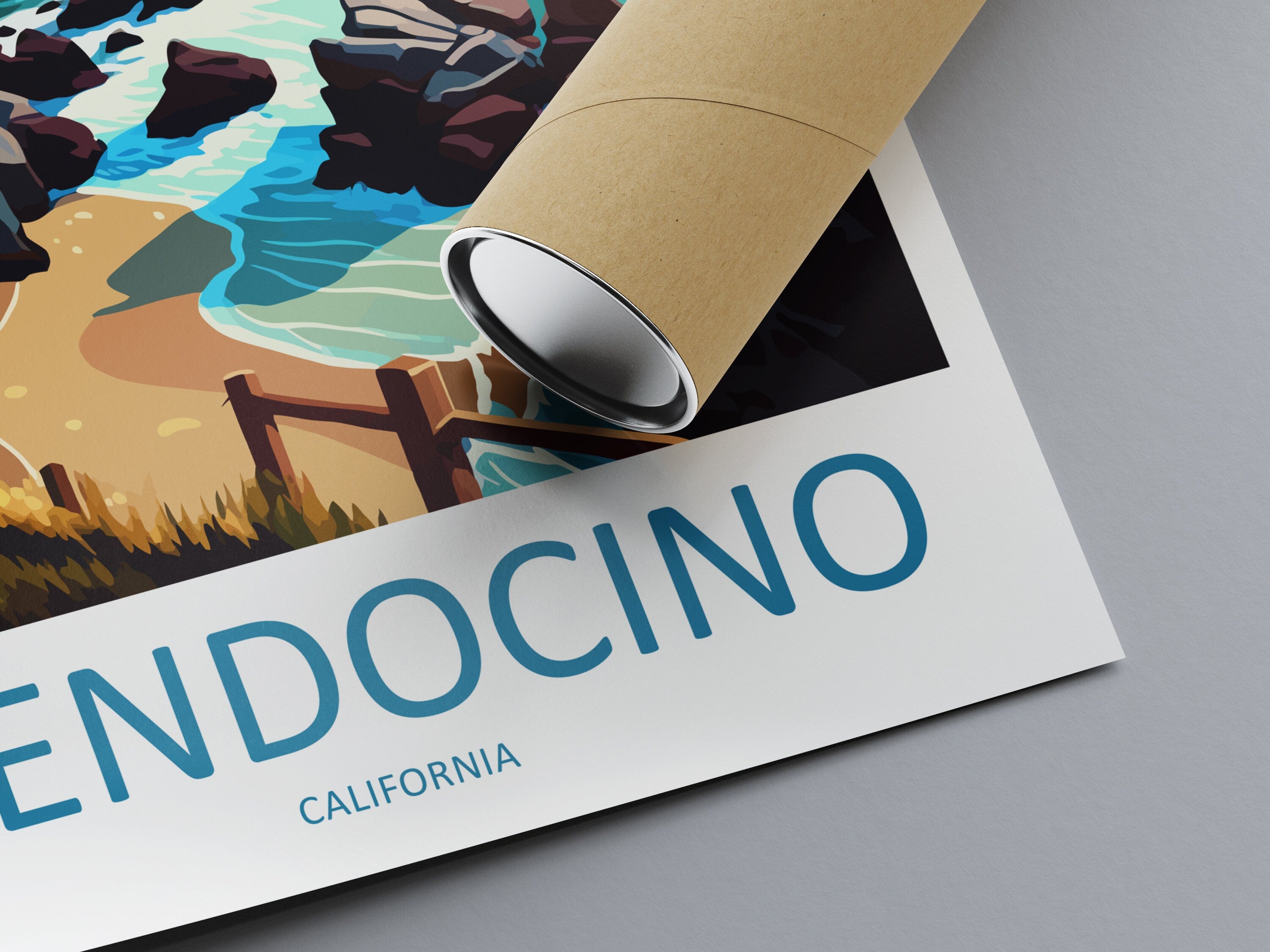 Mendocino Travel Print