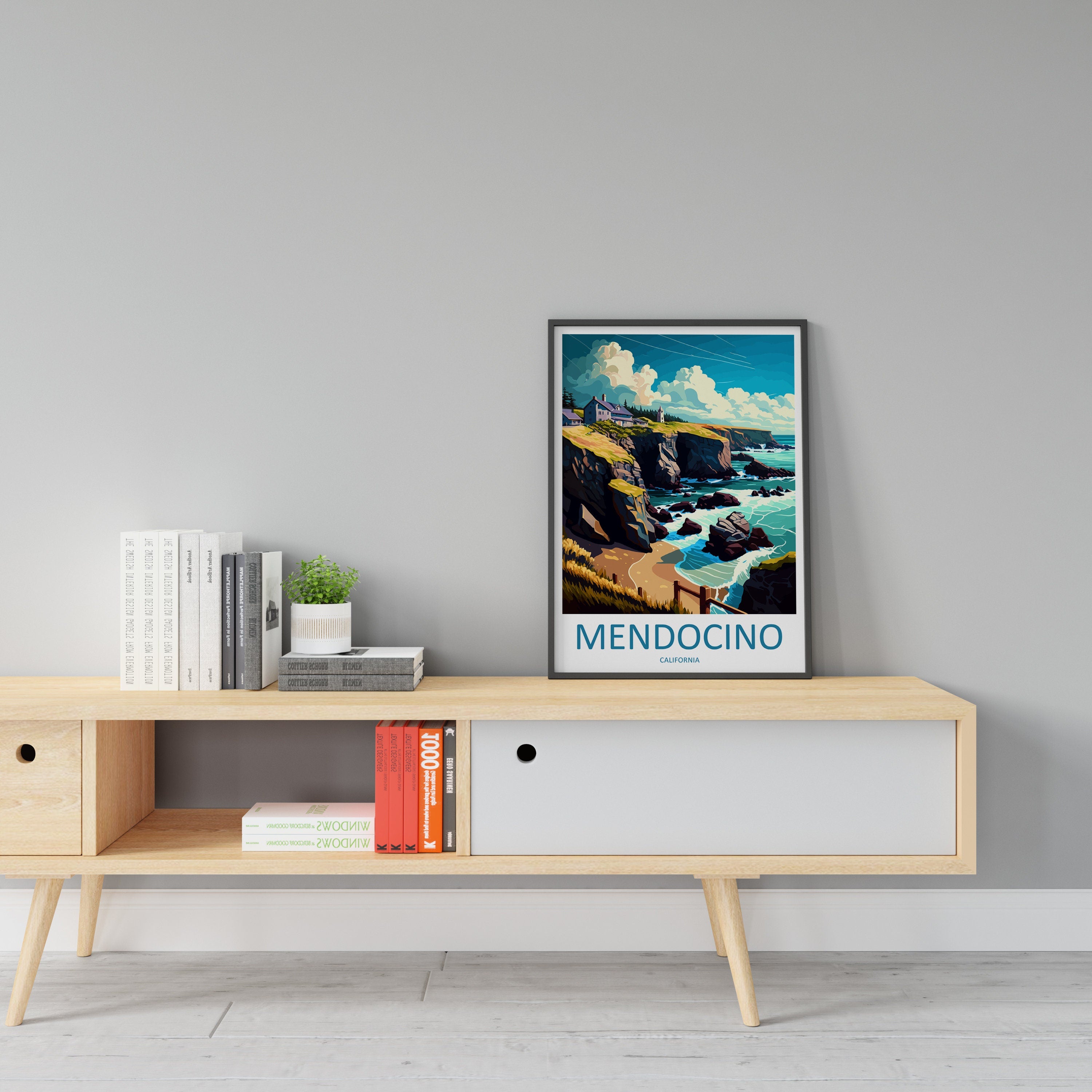 Mendocino Travel Print