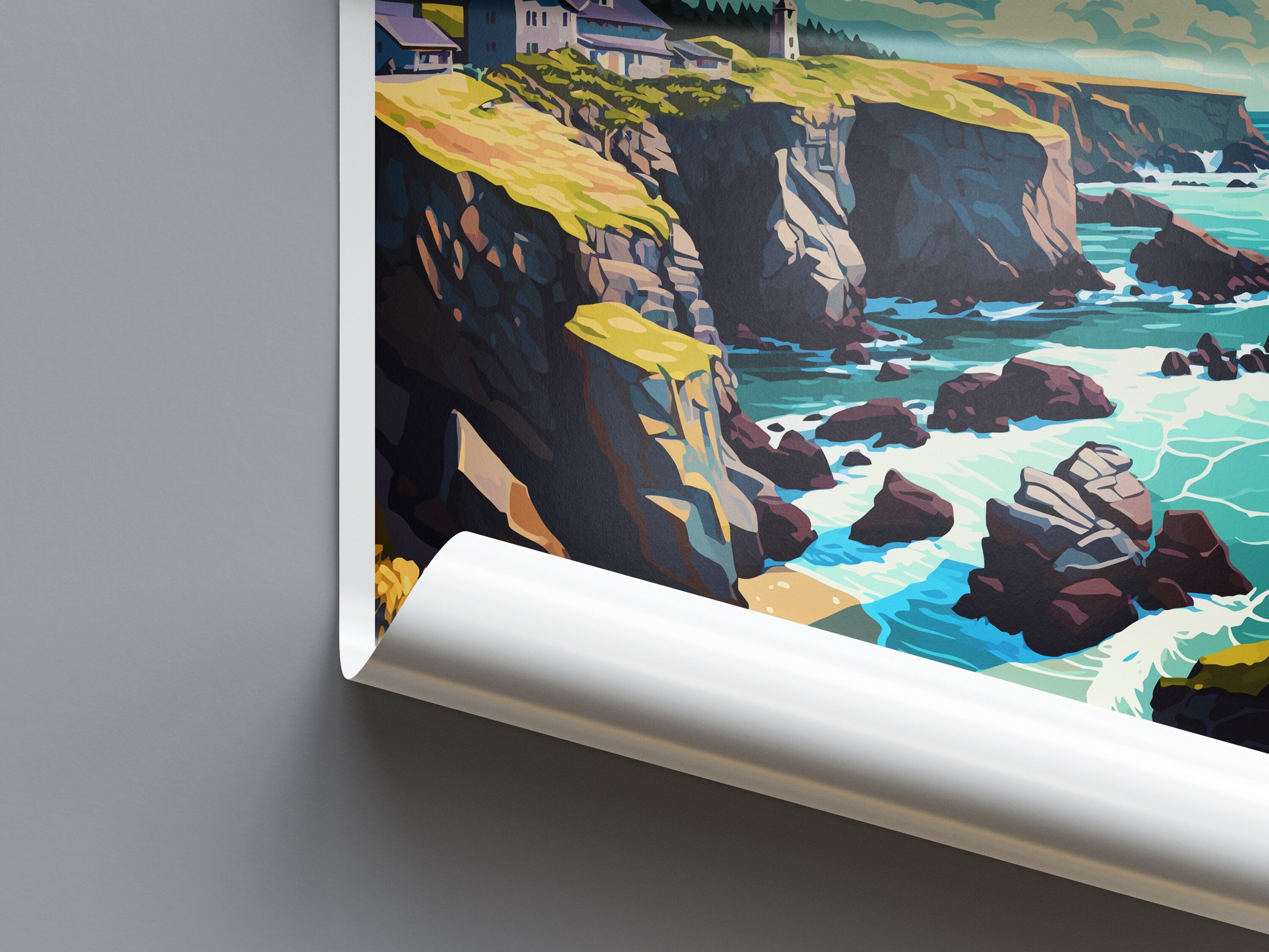 Mendocino Travel Print