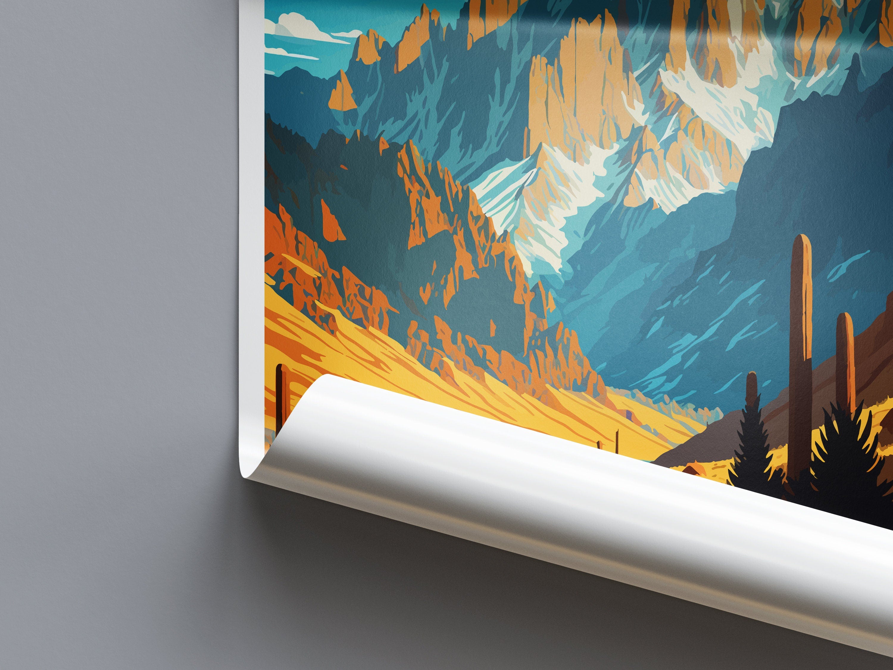 Mount Whitney Travel Print