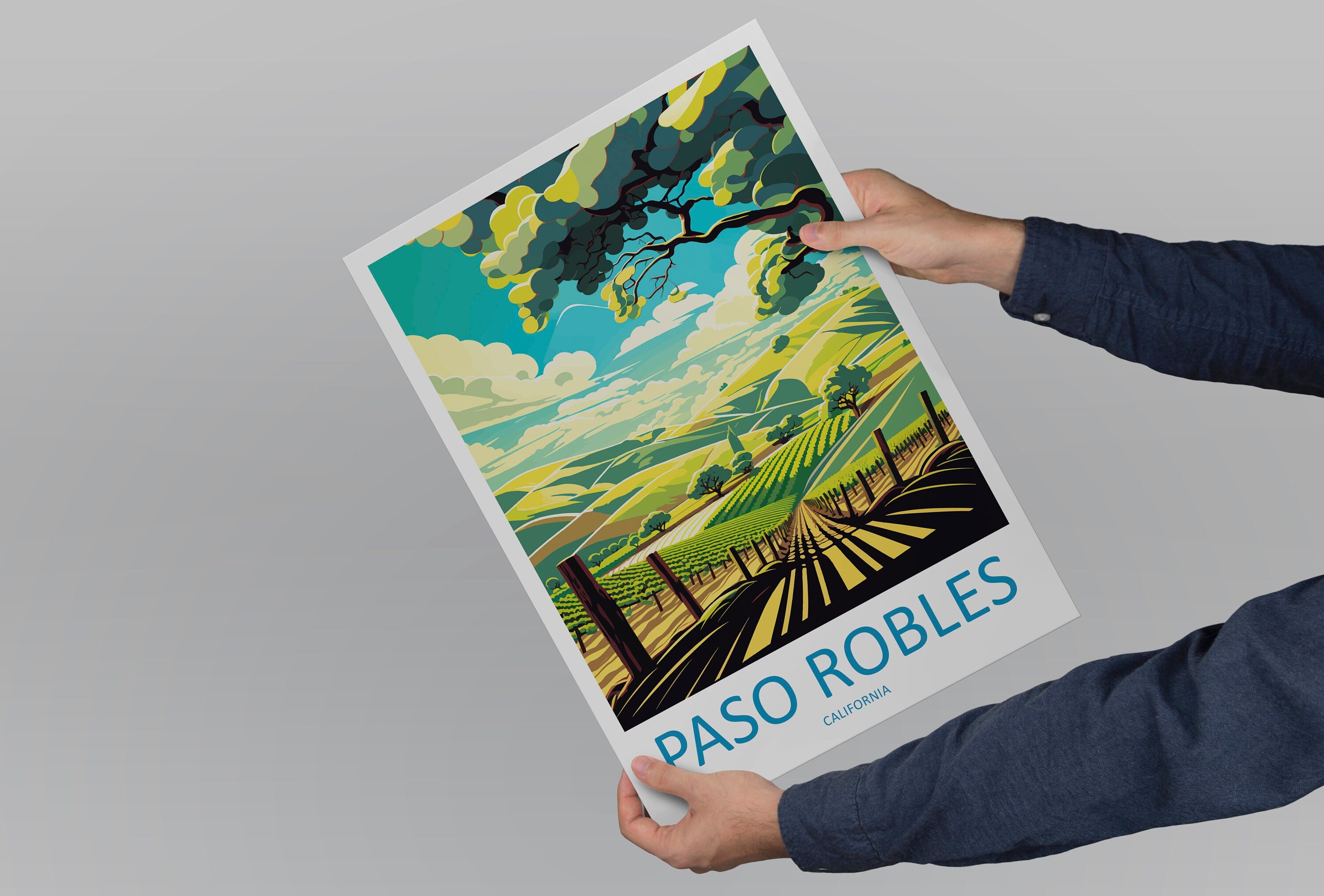 Paso Robles Travel Print