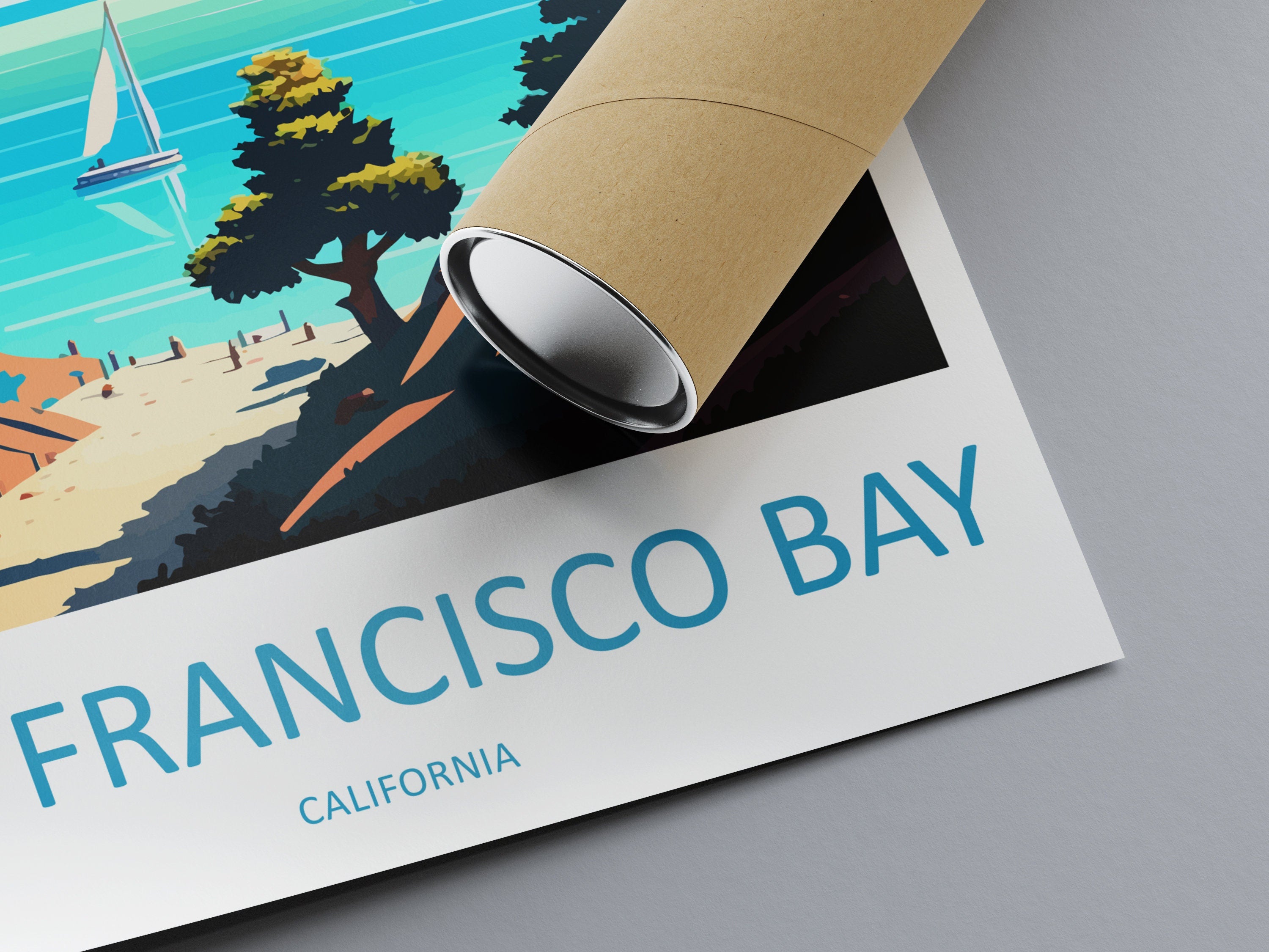 San Francisco Bay Area Travel Print