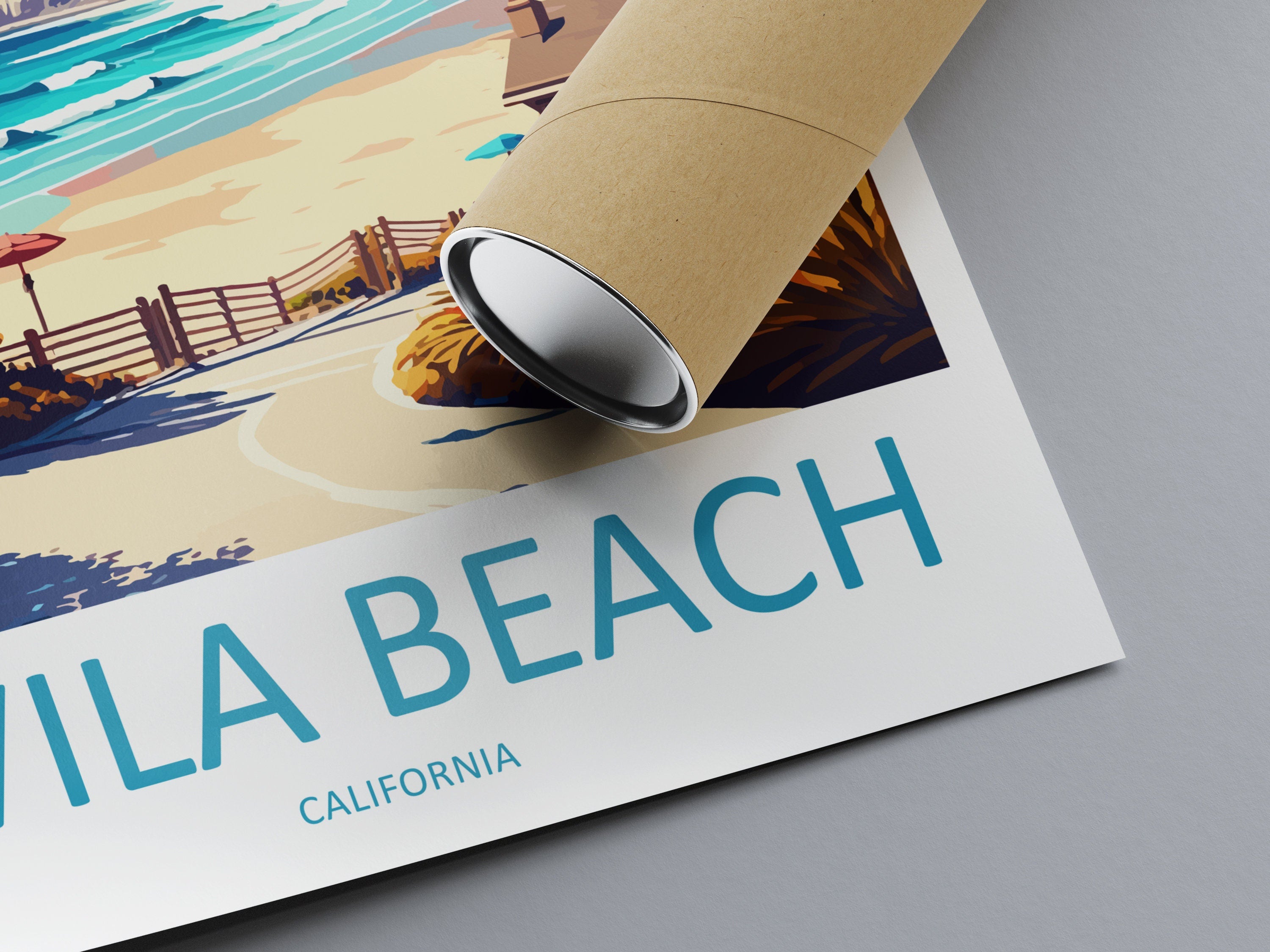 Avila Beach Travel Print