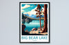 Big Bear Lake Travel Print