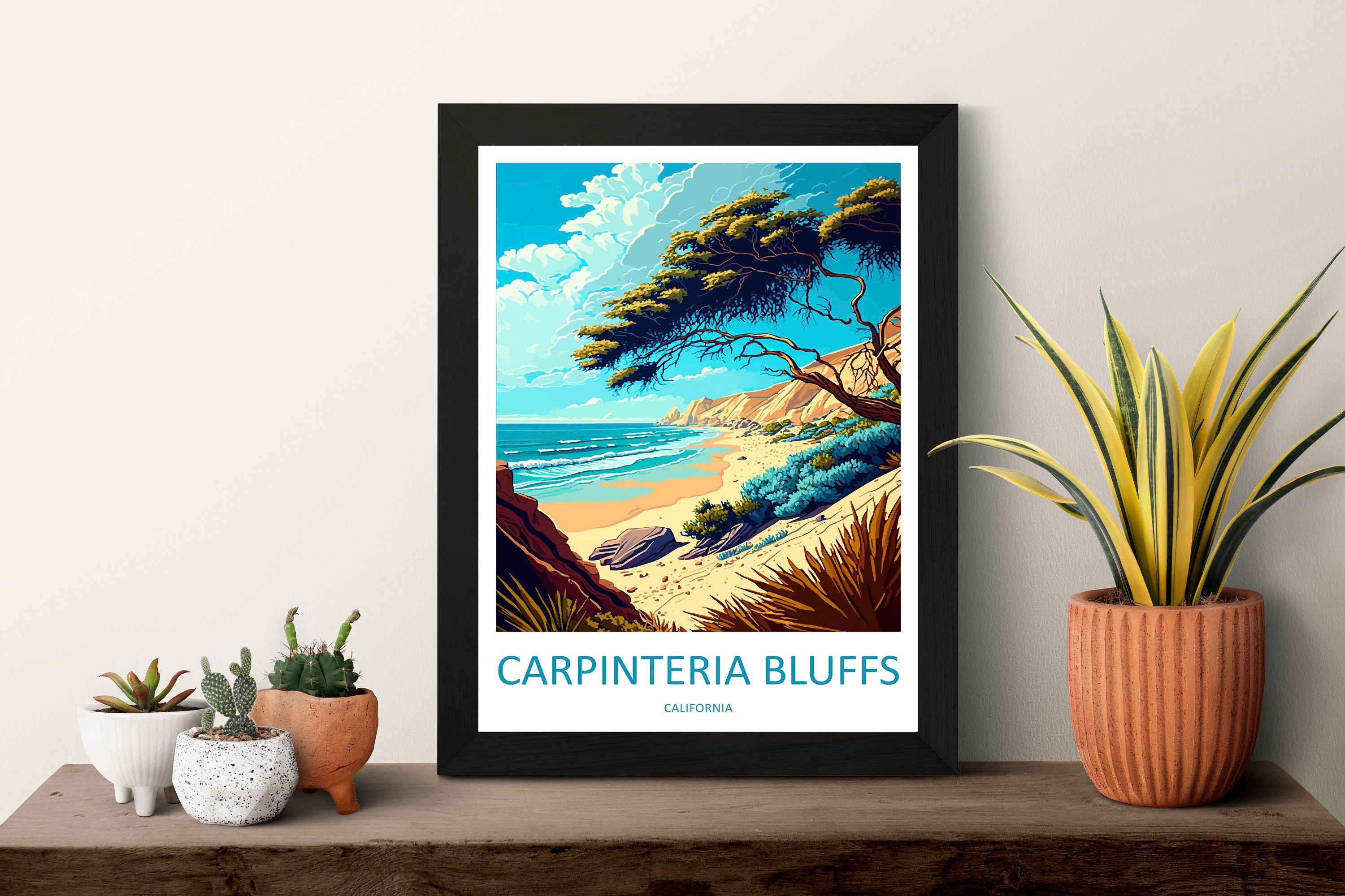 Carpinteria Bluffs Travel Print