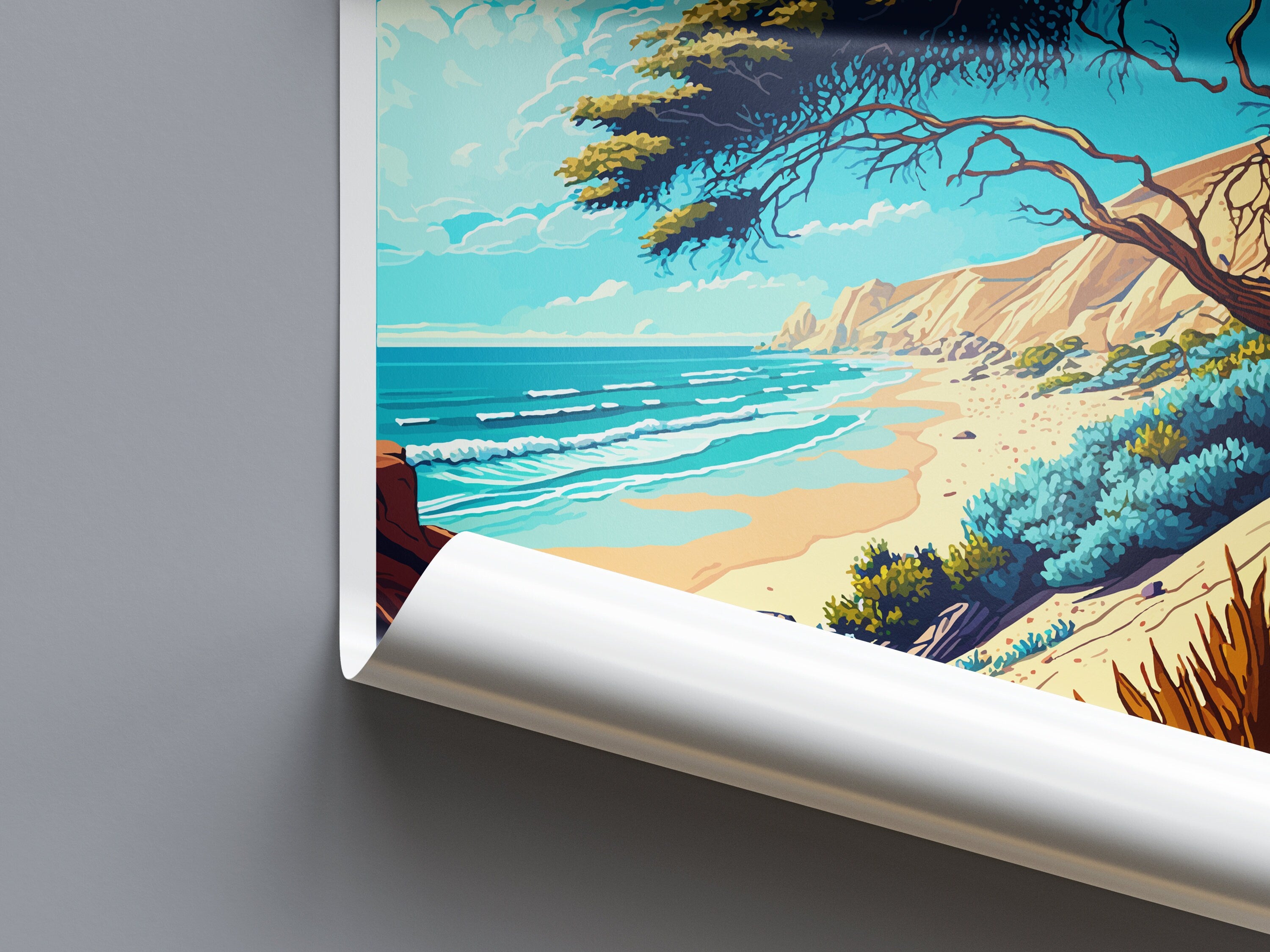 Carpinteria Bluffs Travel Print