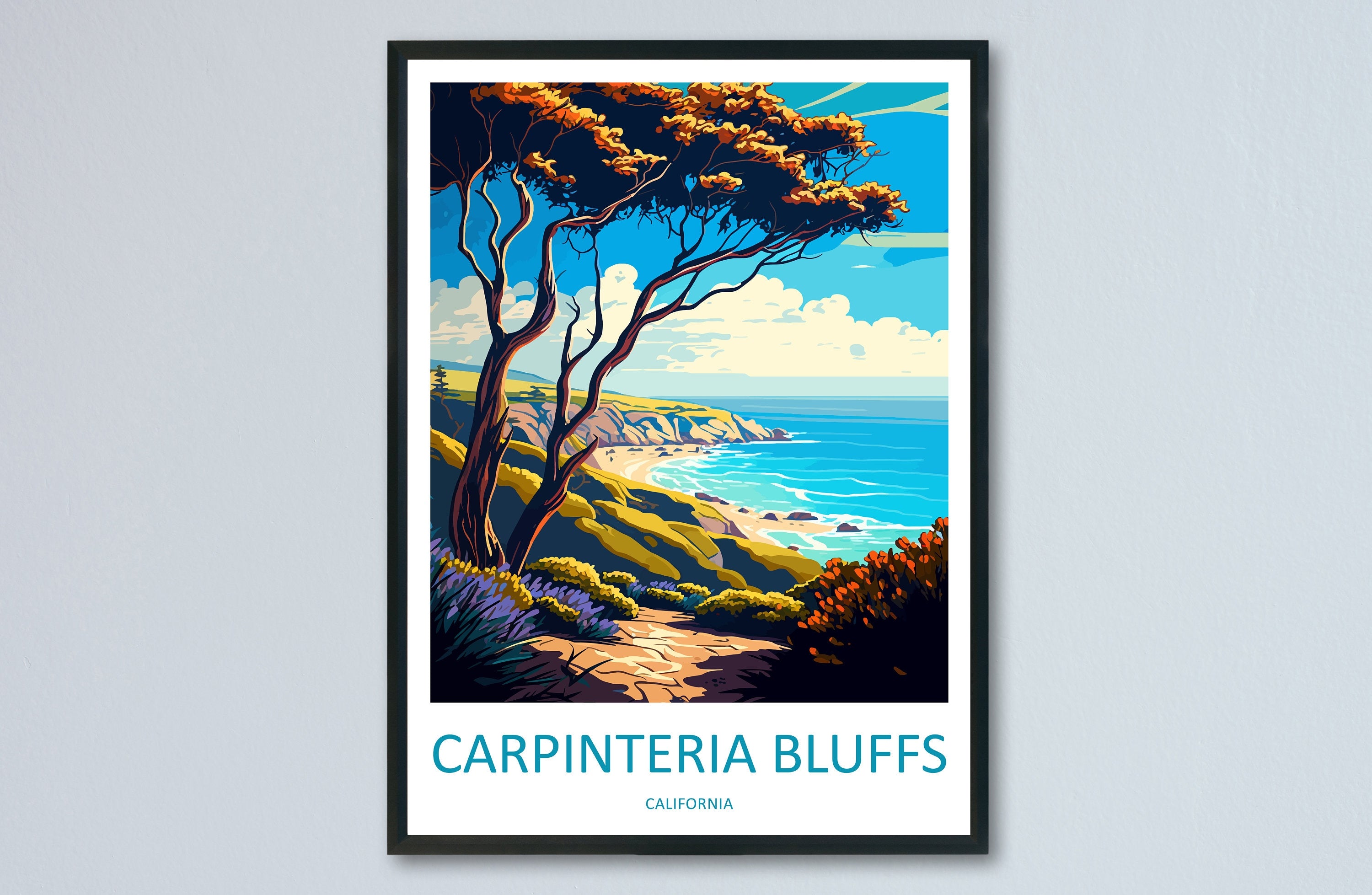 Carpinteria Bluffs Travel Print