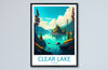 Clear Lake Travel Print