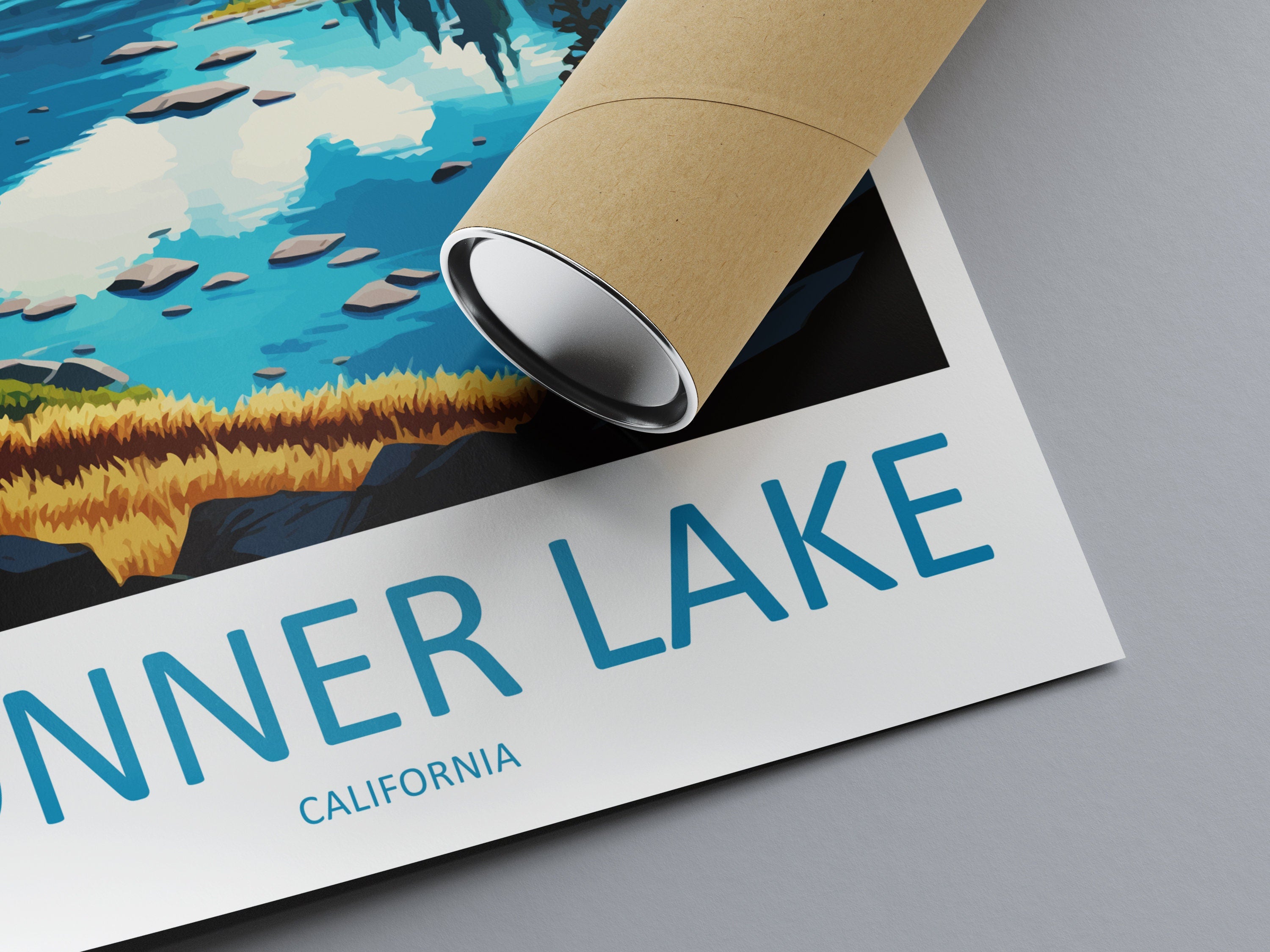 Donner Lake Travel Print