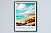 Hendrys Beach Travel Print