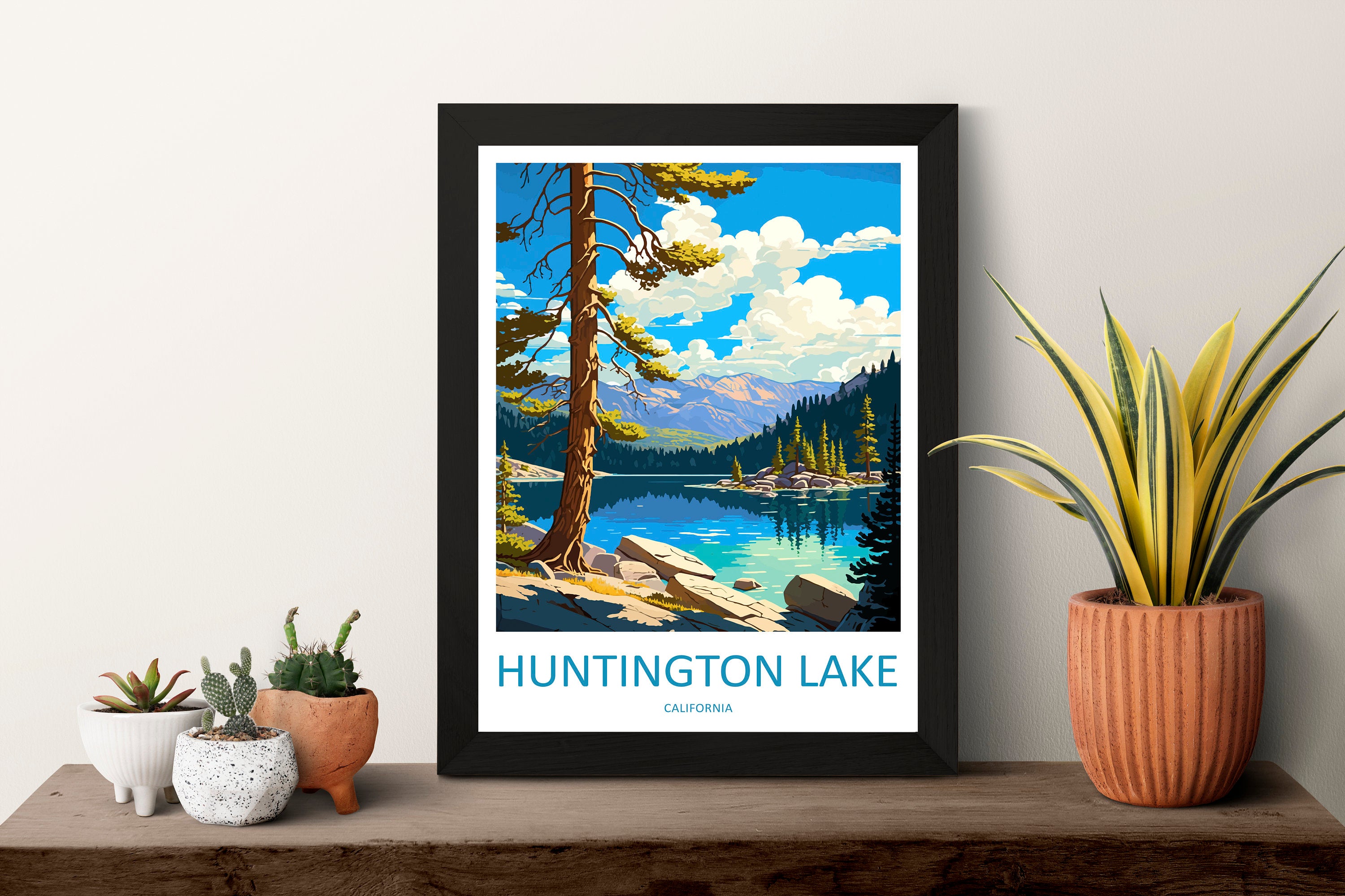 Huntington Lake Travel Print