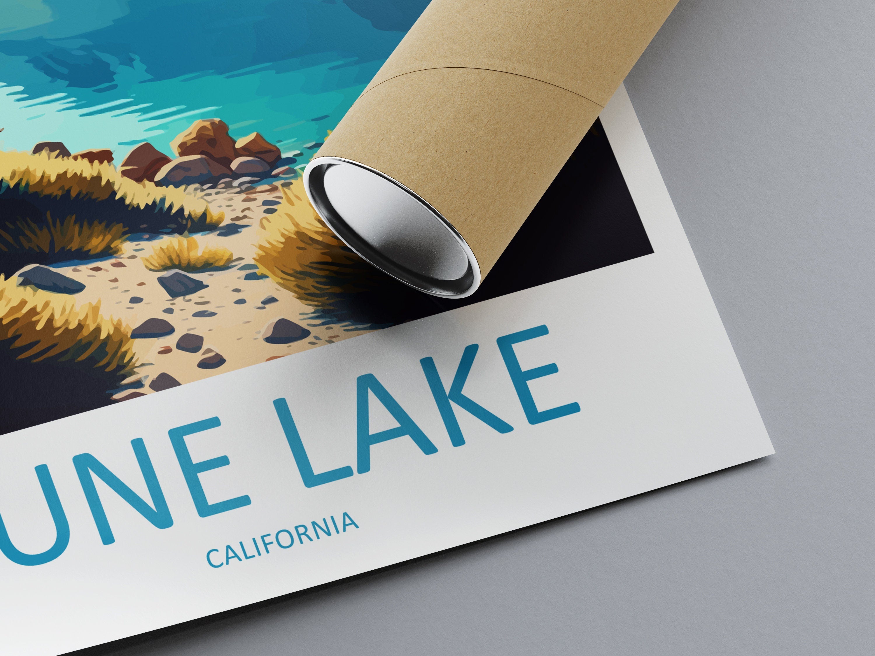 June Lake Travel Print