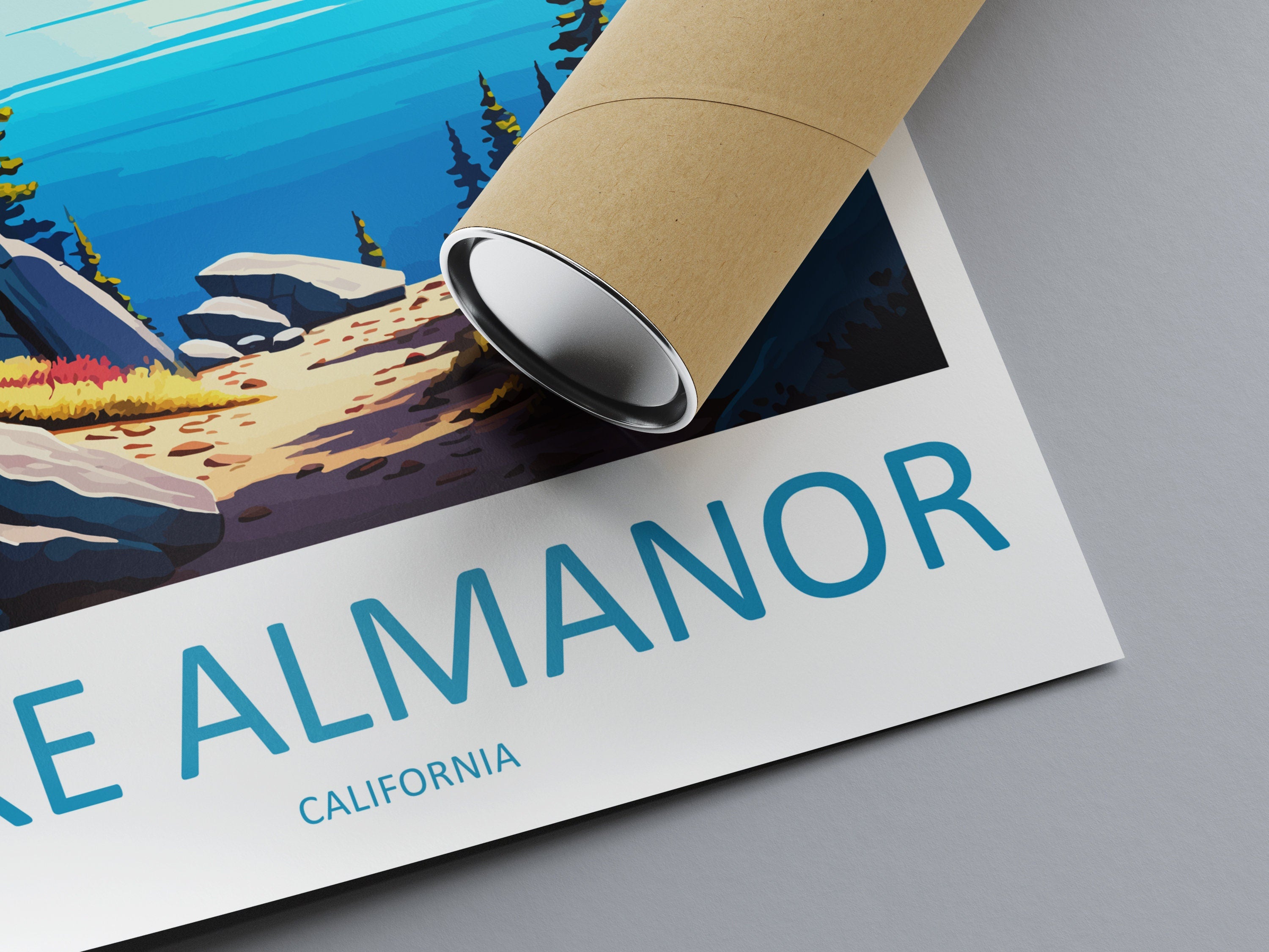 Lake Almanor Travel Print