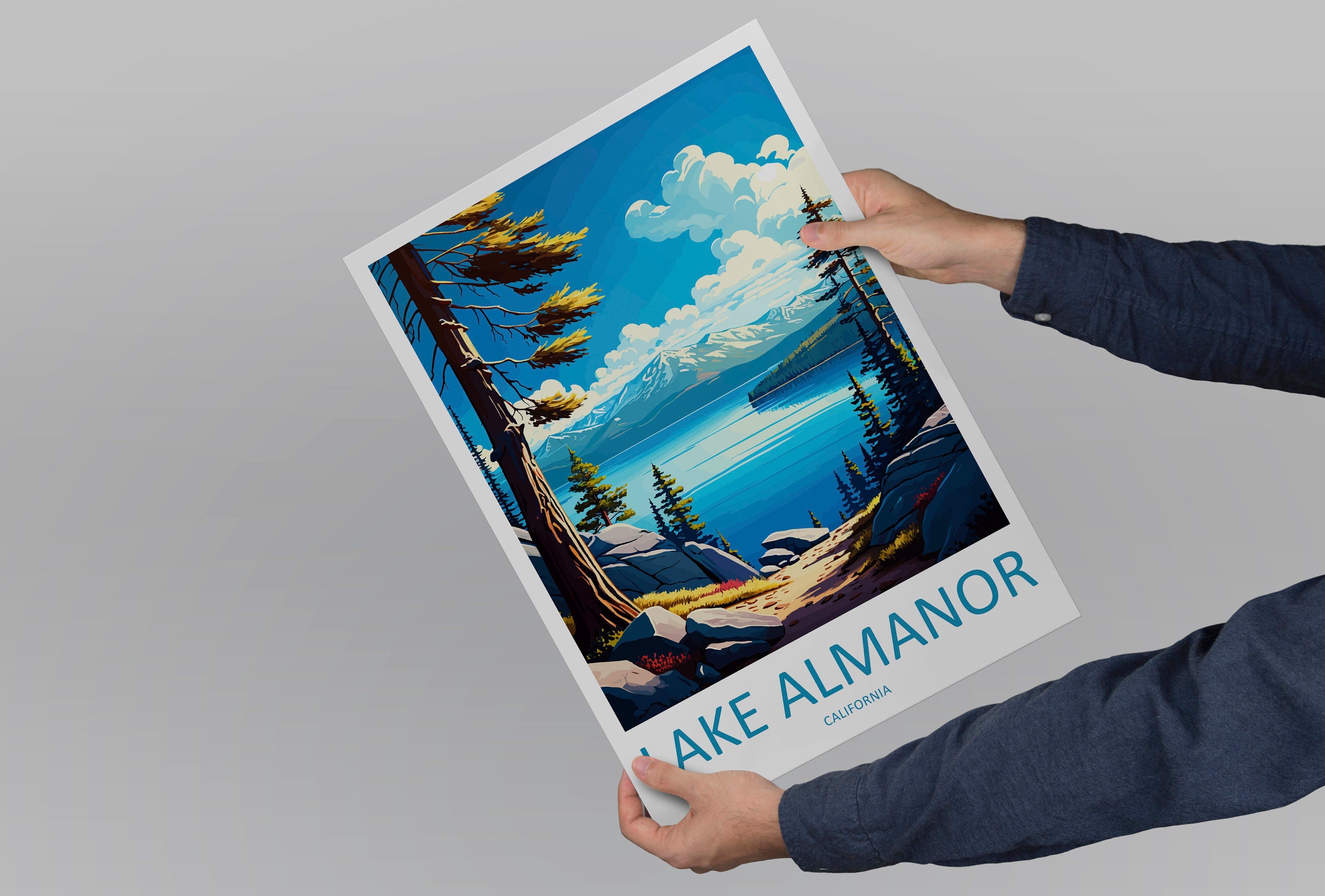 Lake Almanor Travel Print