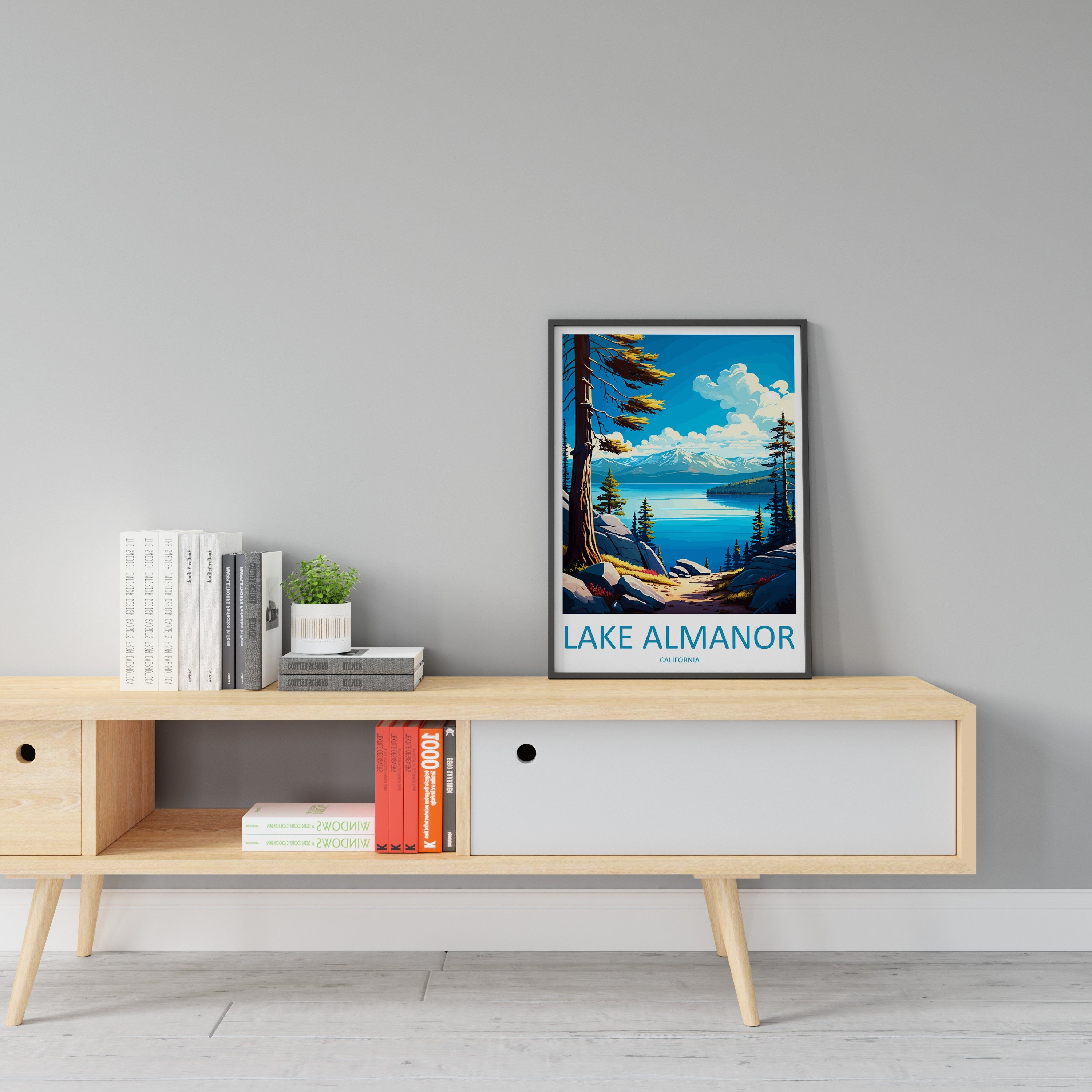 Lake Almanor Travel Print