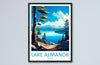 Lake Almanor Travel Print