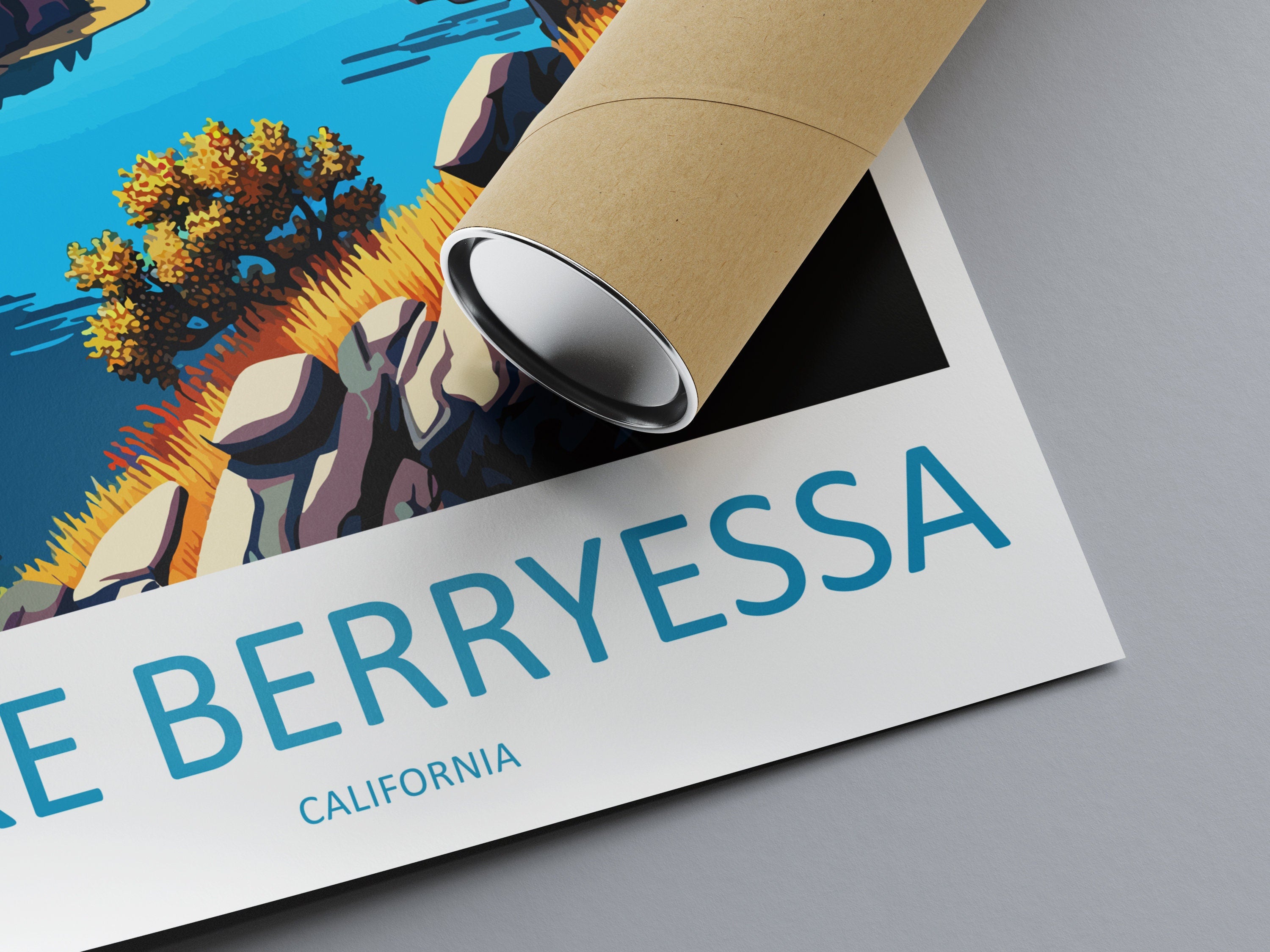 Lake Berryessa Travel Print