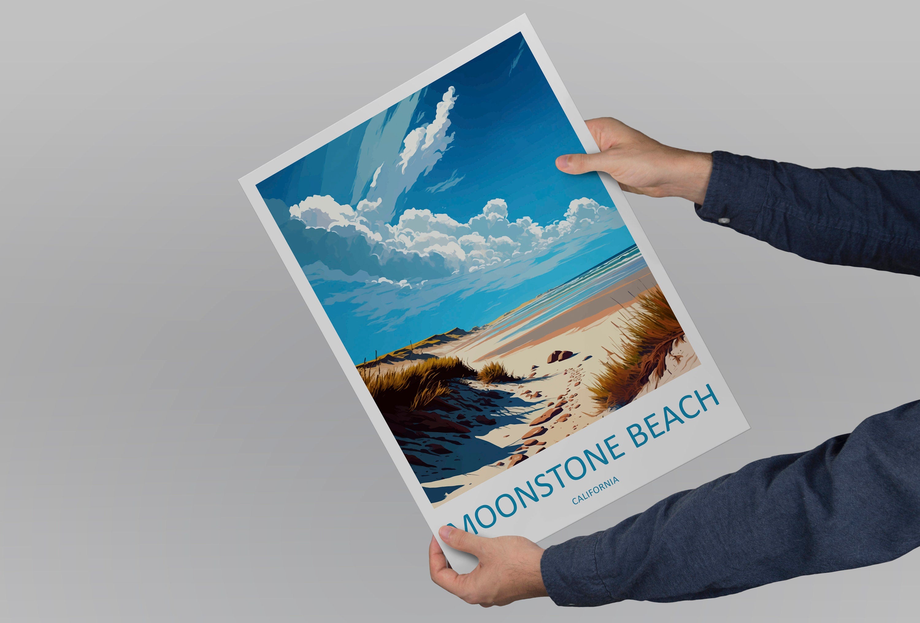 Moonstone Beach Travel Print