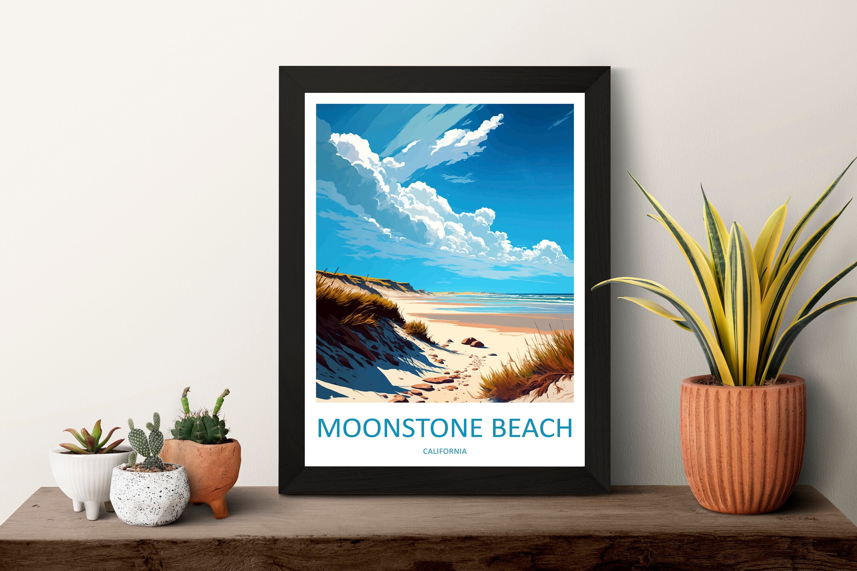 Moonstone Beach Travel Print