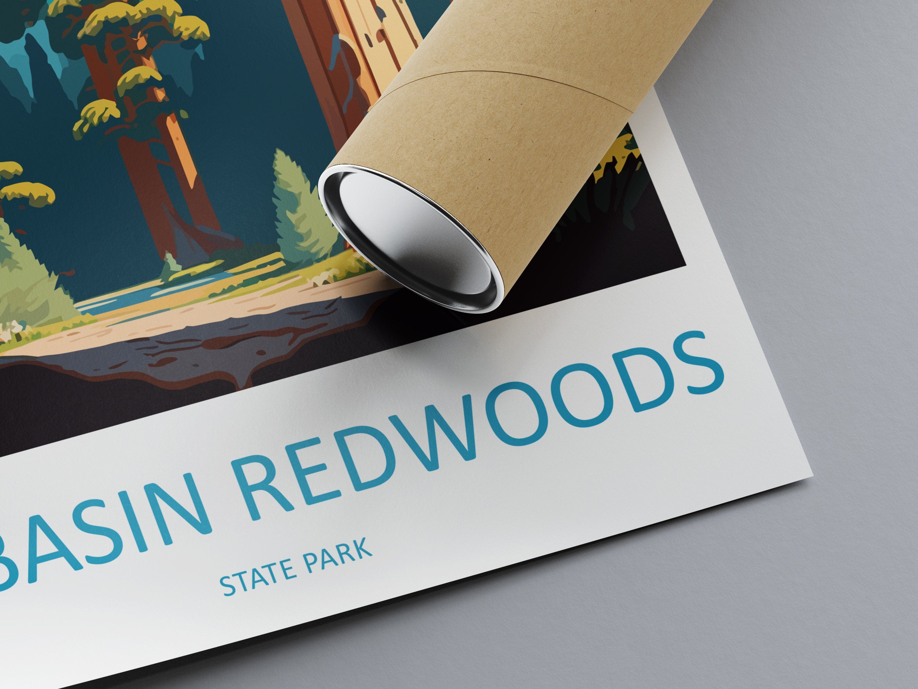 Big Basin Redwoods State Park Travel Print