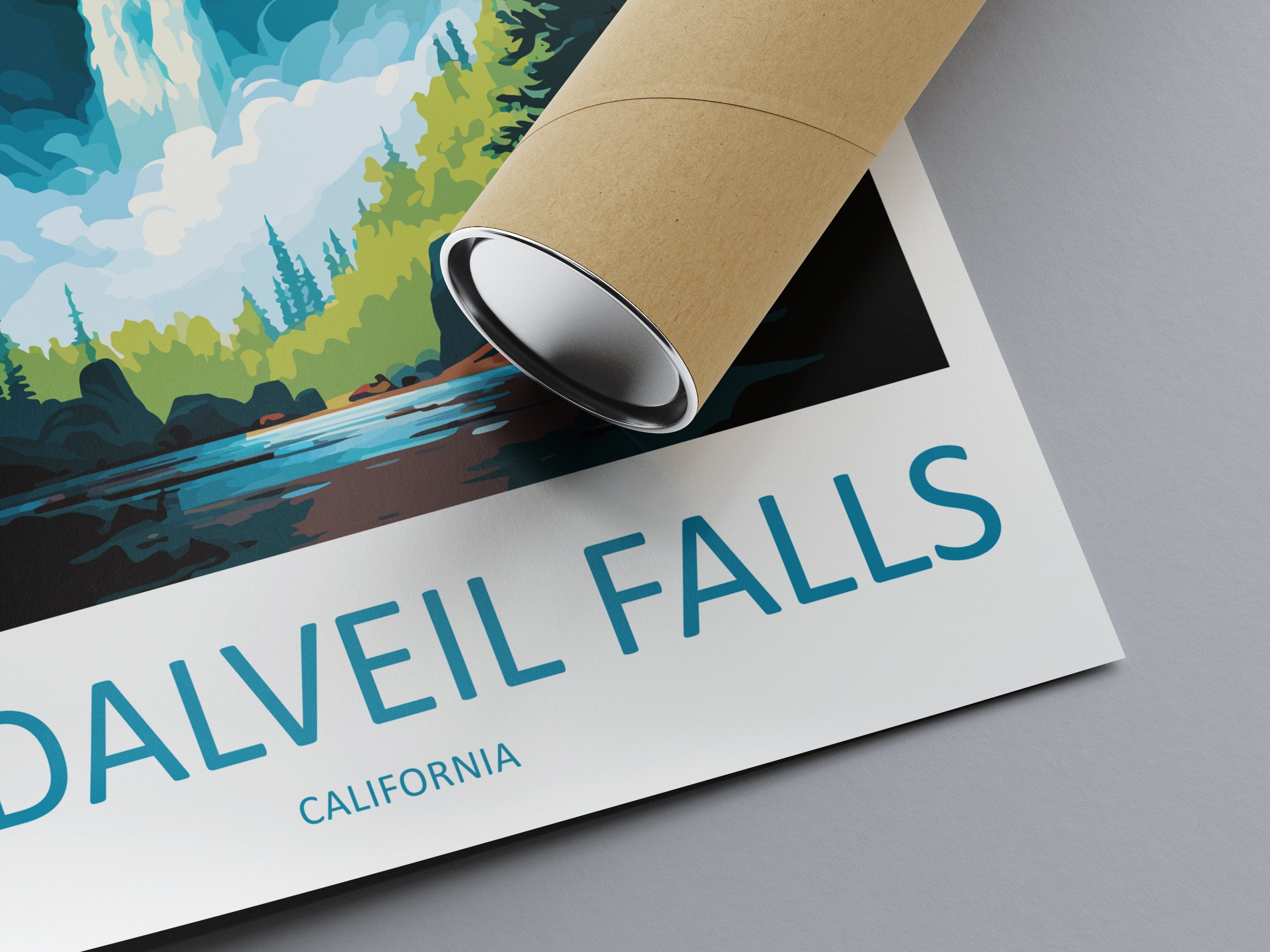 Bridalveil Falls Travel Print