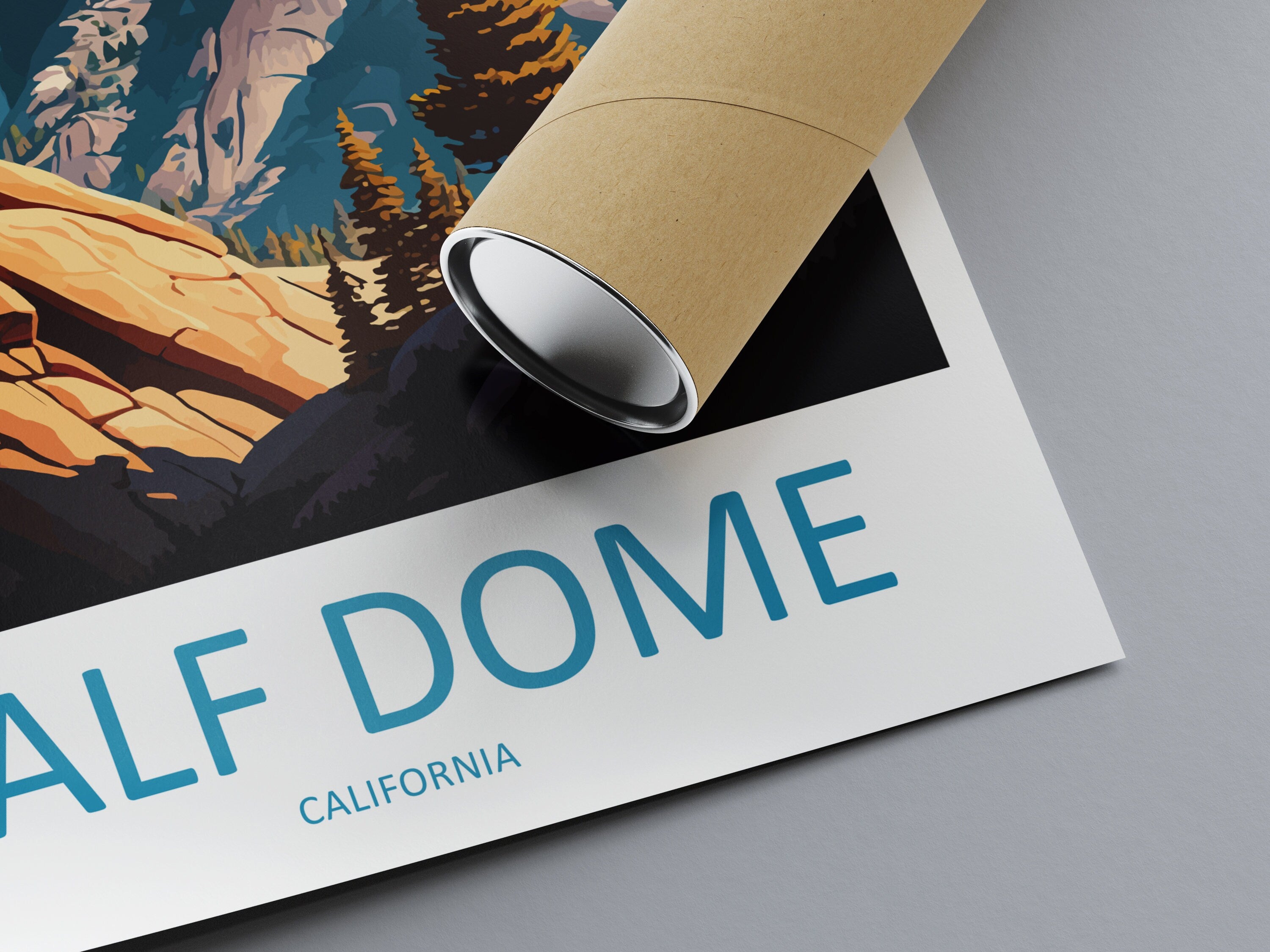 Half Dome Yosemite Travel Print