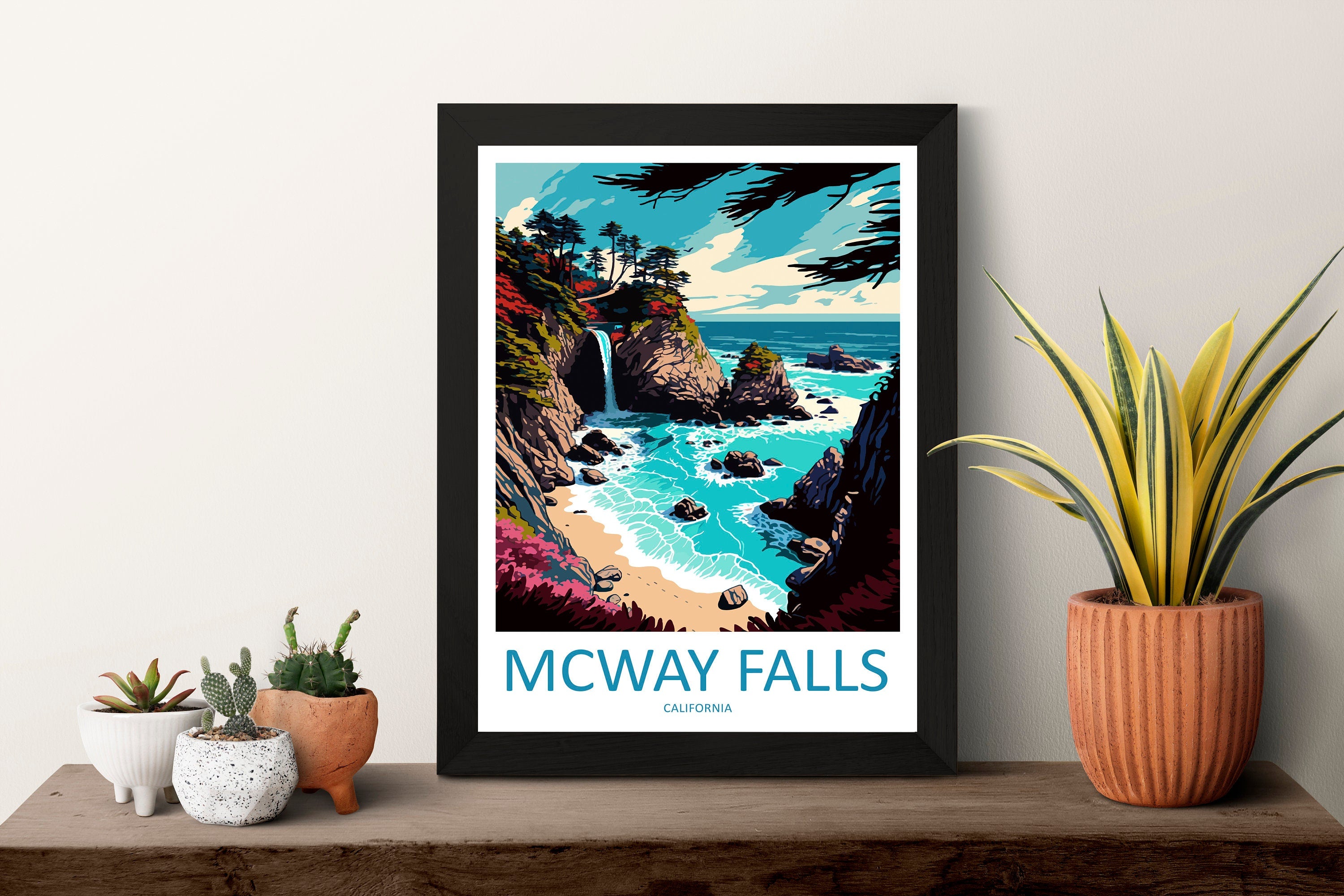 Mcway Falls Travel Print