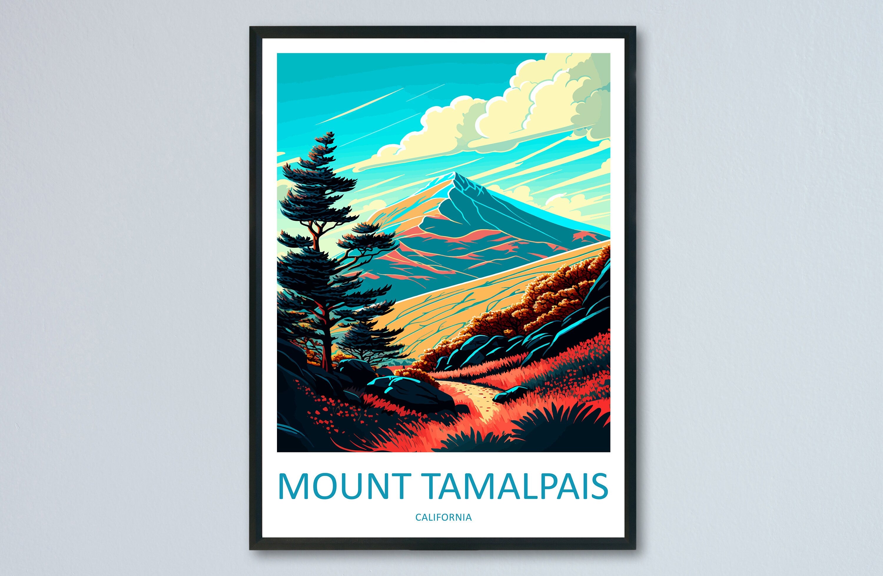 Mount Tamalpais Travel Print