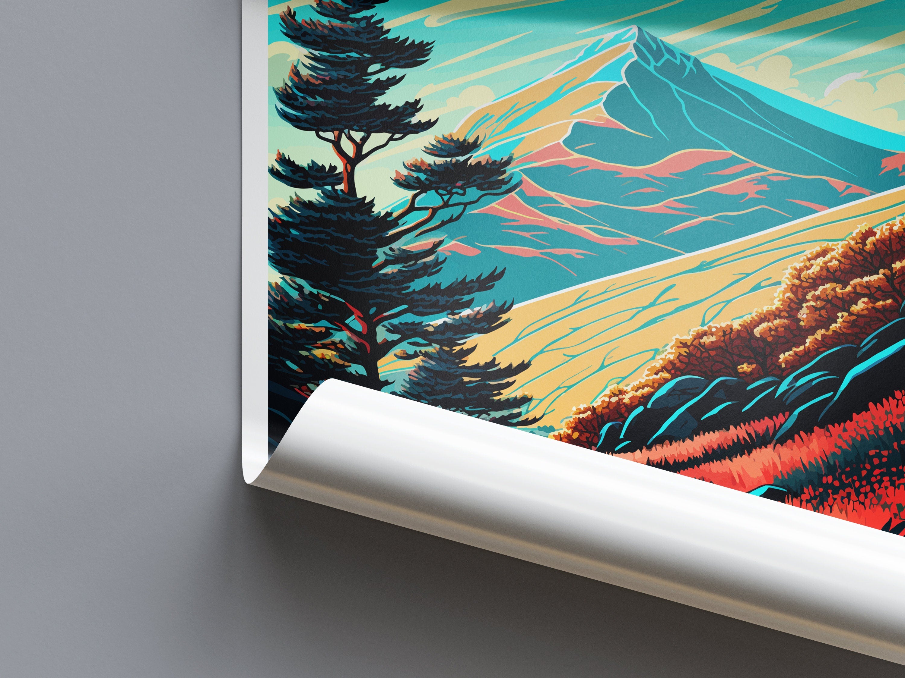 Mount Tamalpais Travel Print