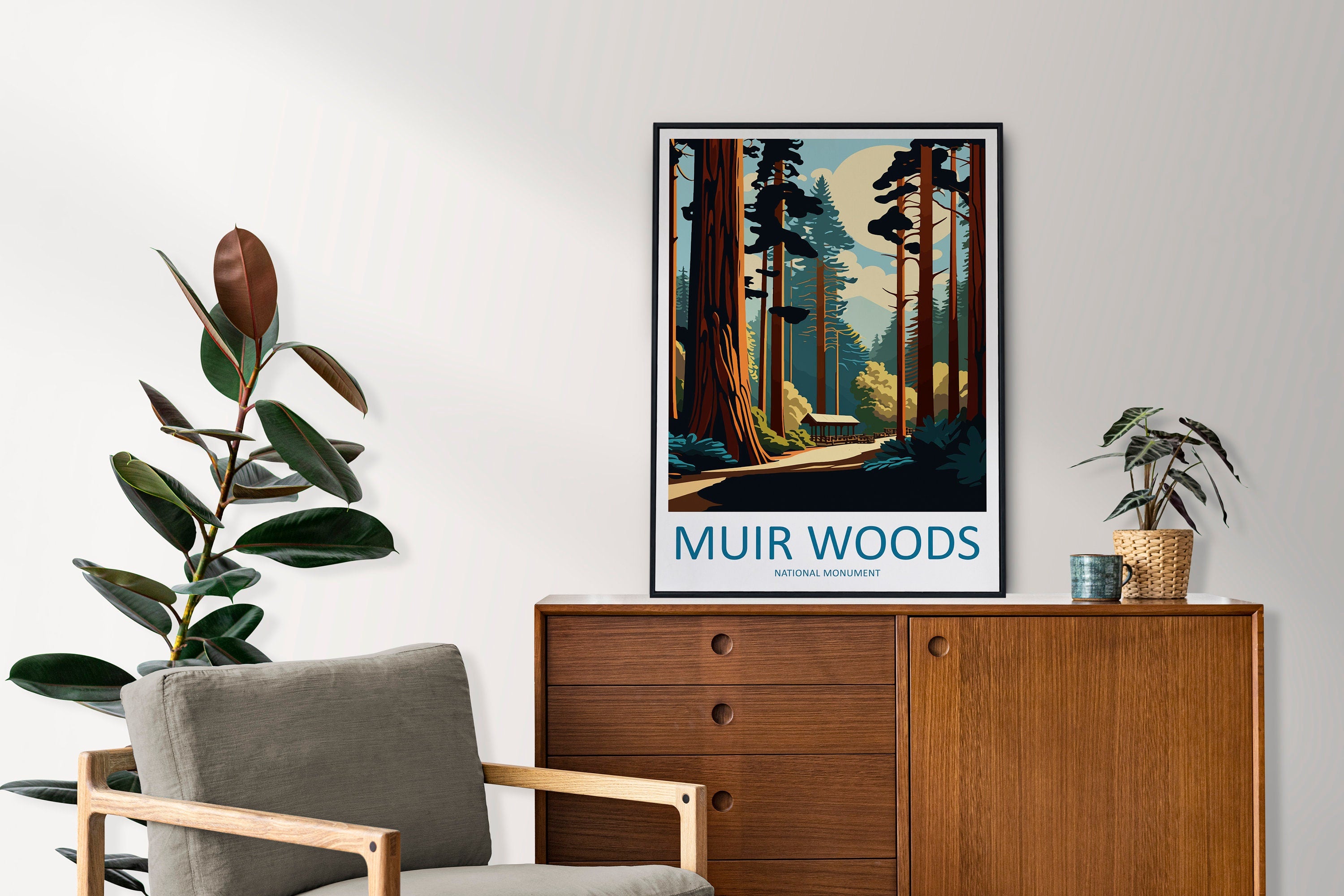 Muir Woods National Monument Travel Print