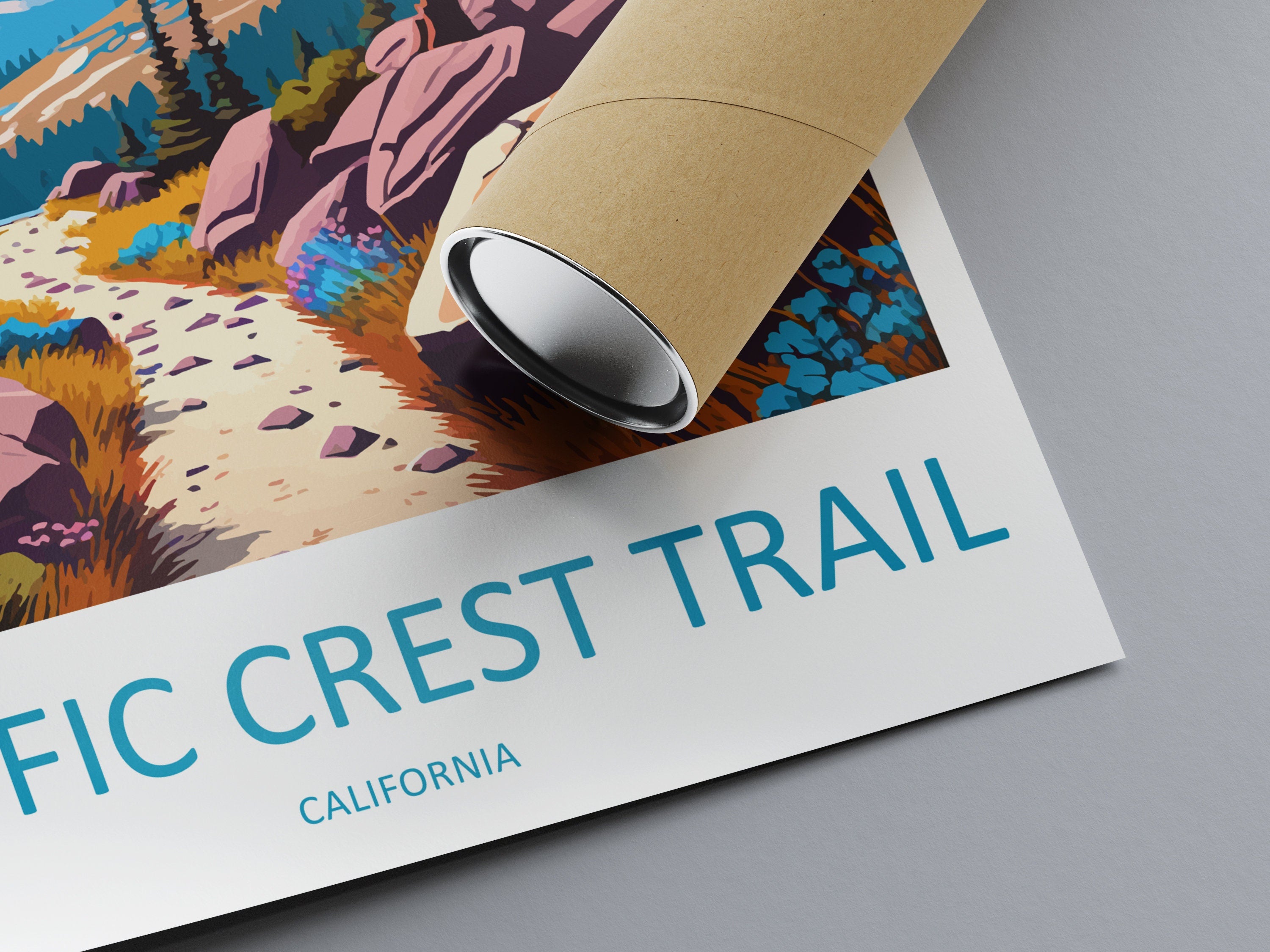 Pacific Crest Trail Travel Print