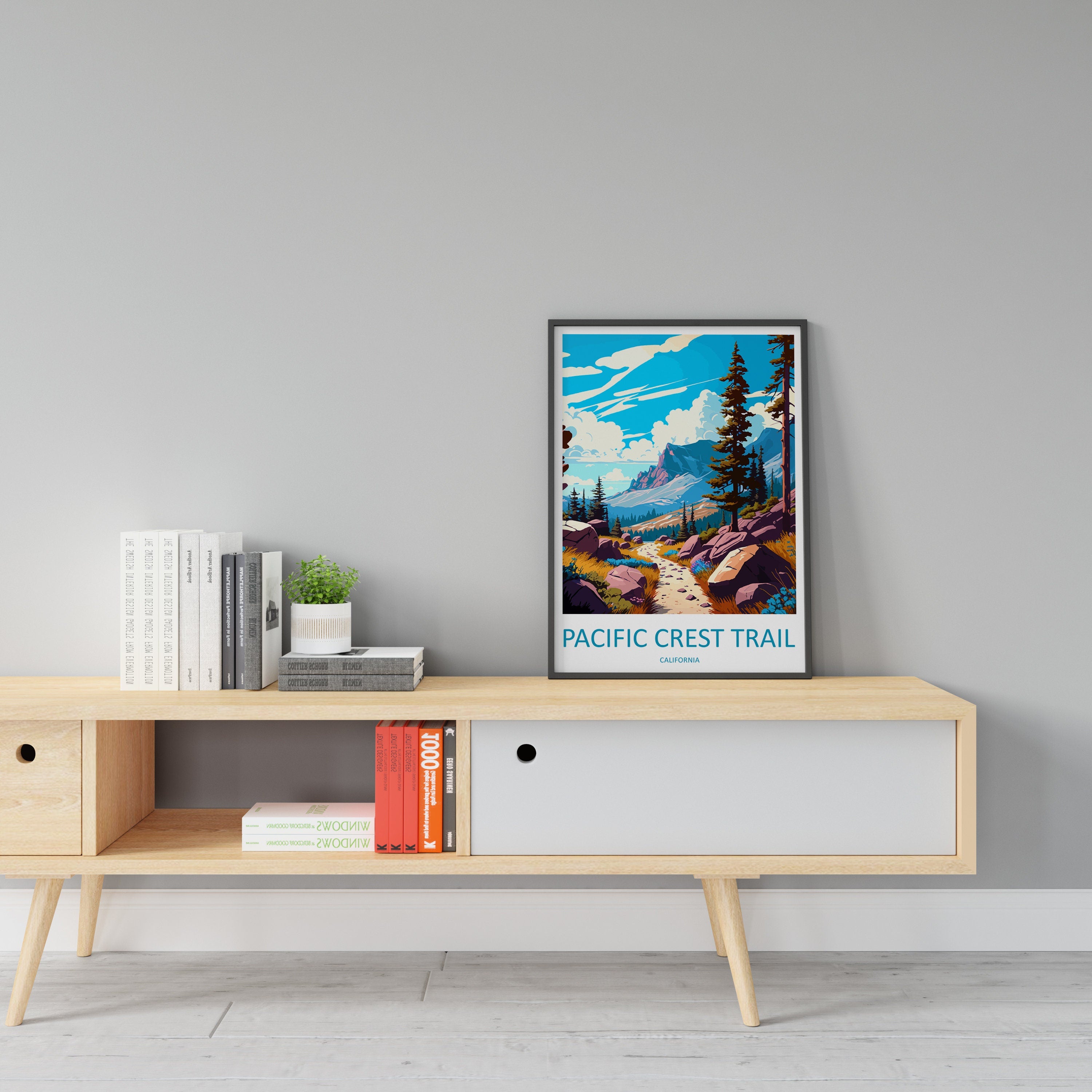 Pacific Crest Trail Travel Print