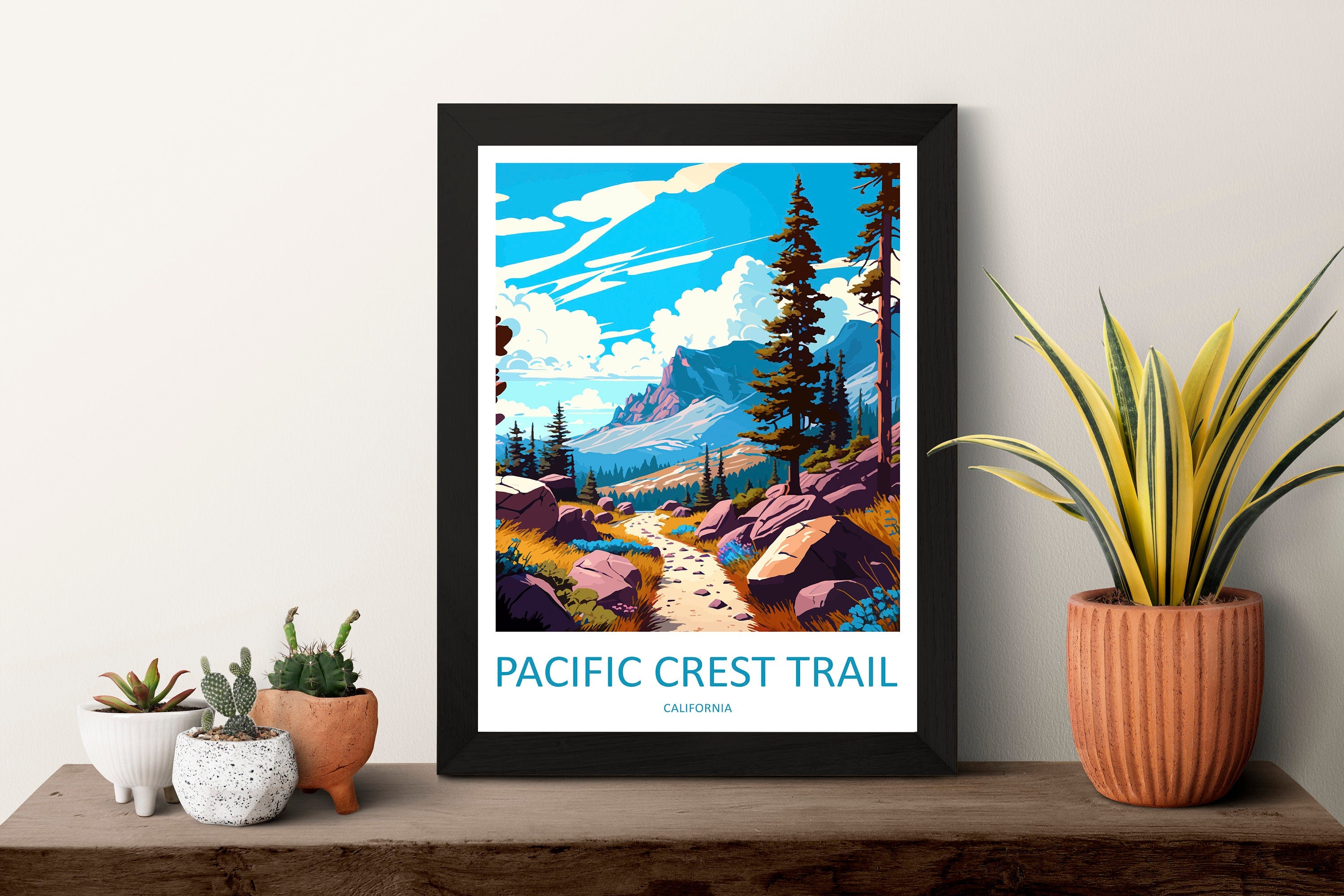 Pacific Crest Trail Travel Print