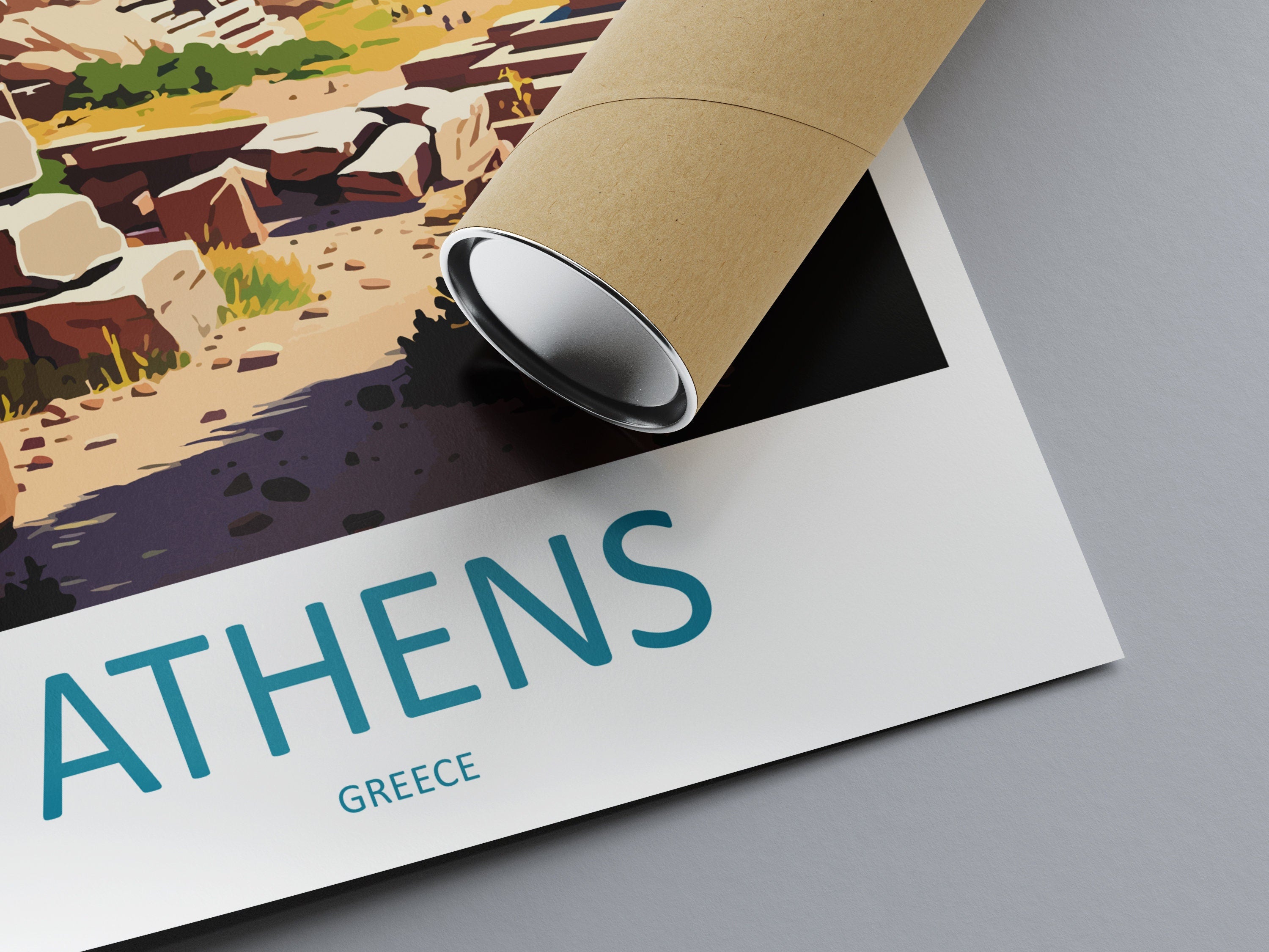 Athens Travel Print