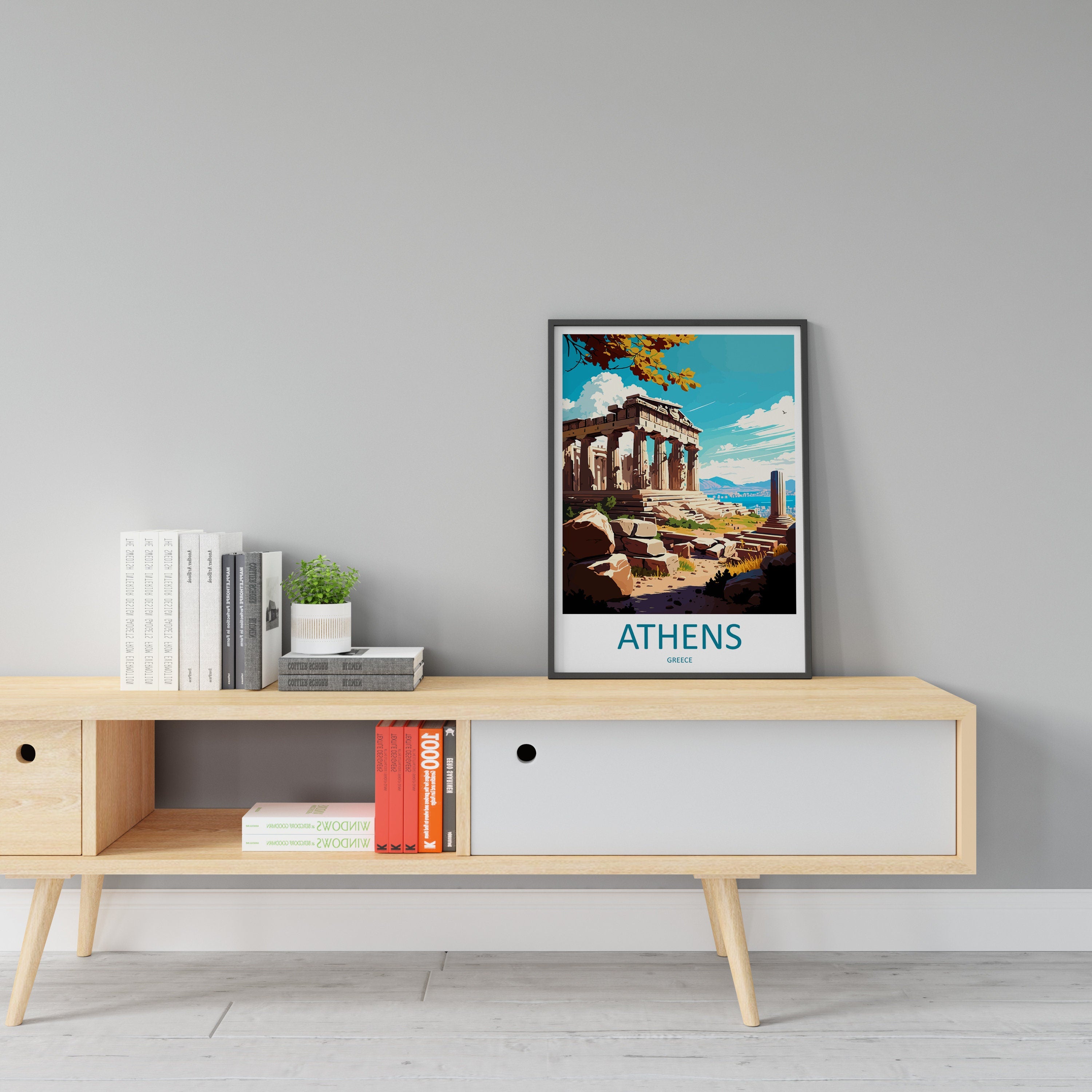 Athens Travel Print