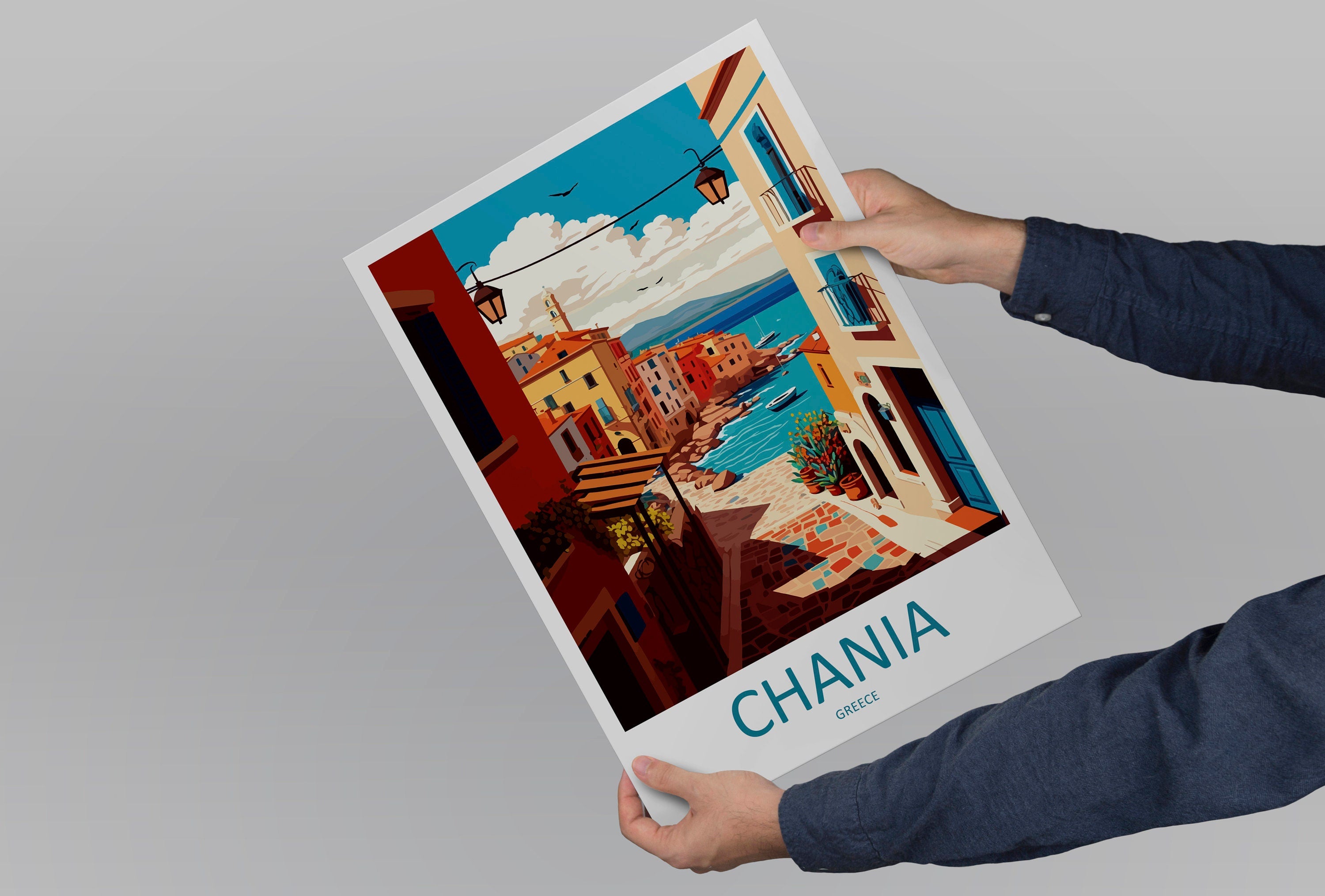 Chania Travel Print