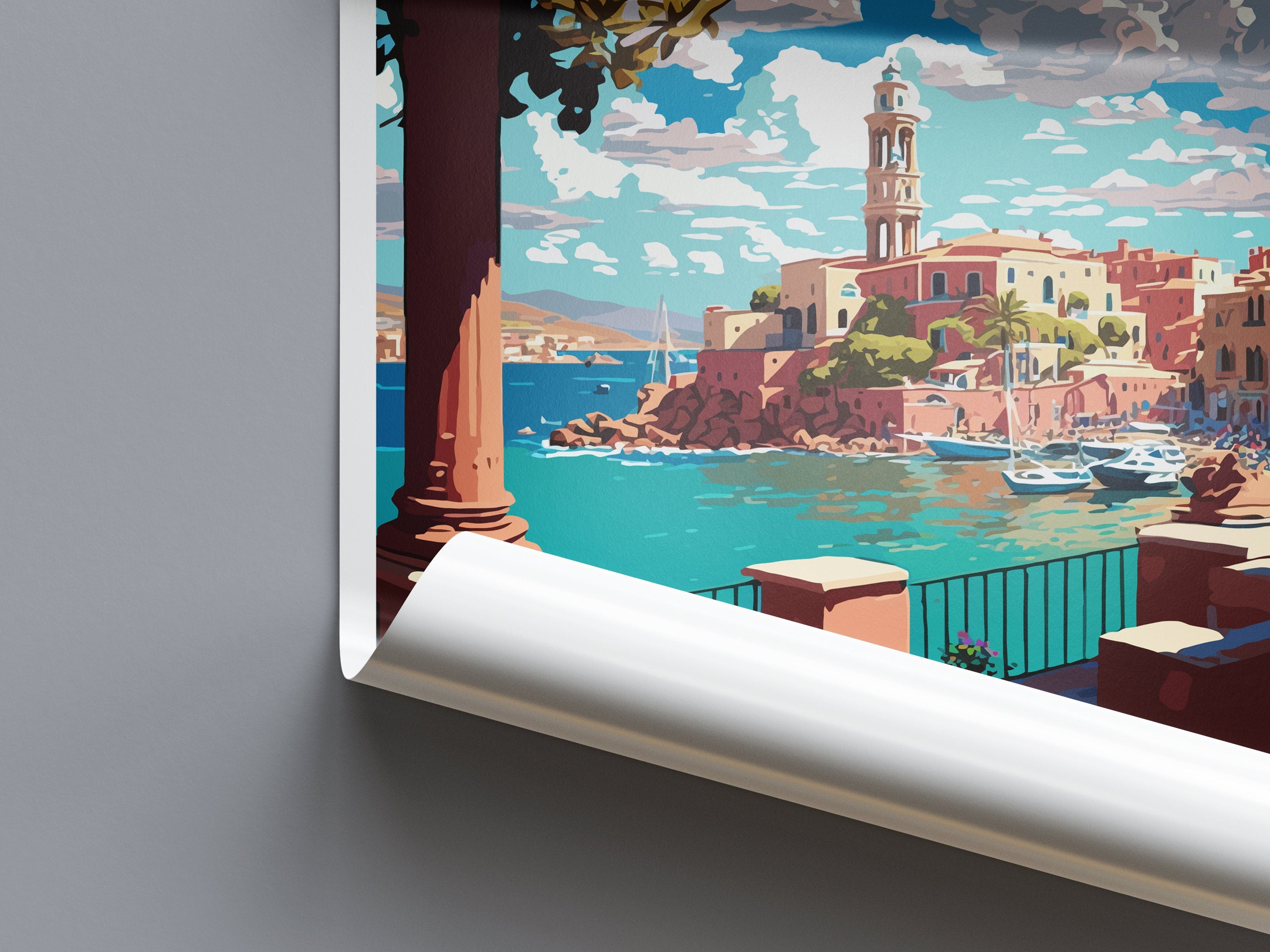 Chania Travel Print