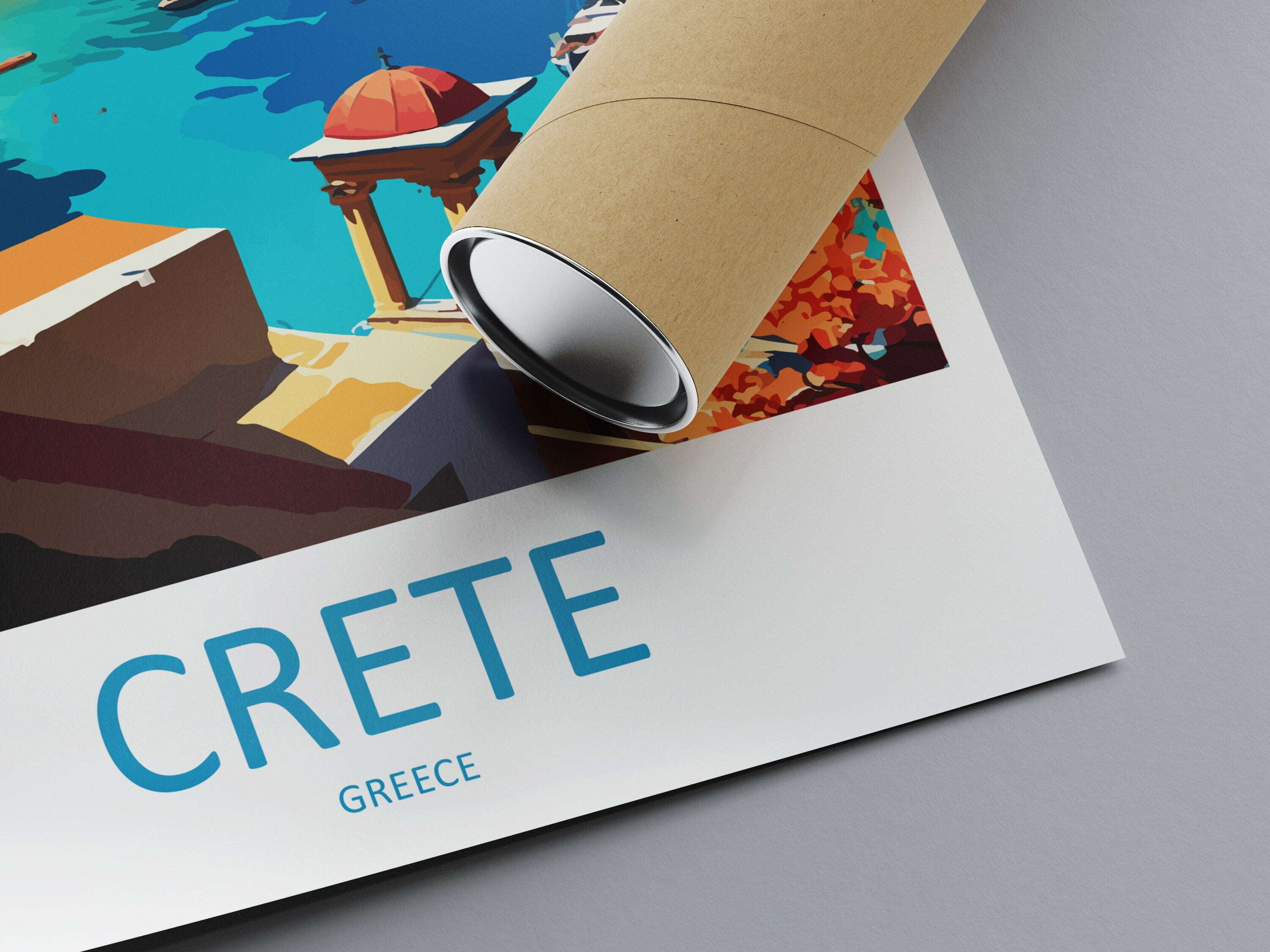 Crete Travel Print