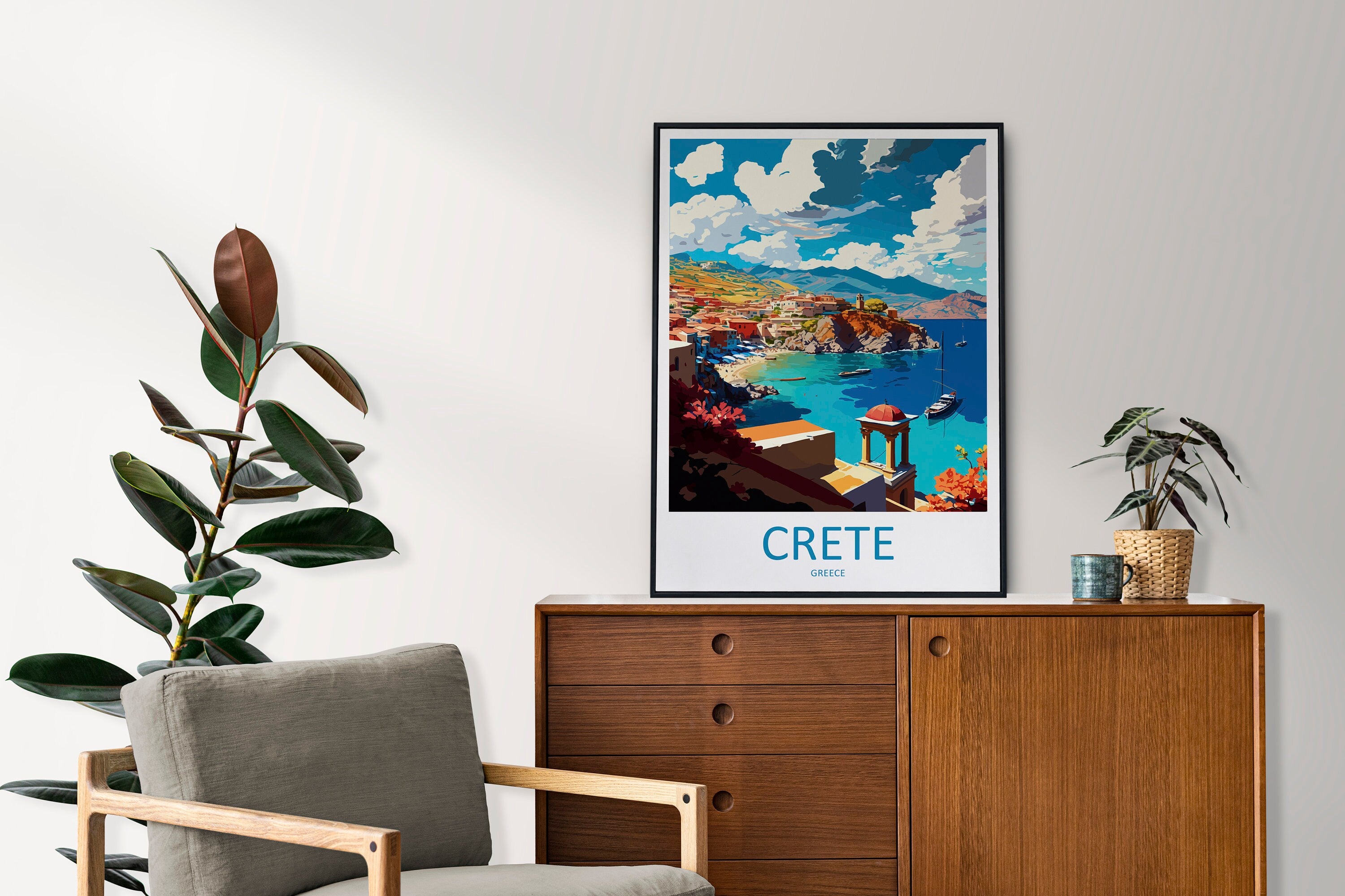 Crete Travel Print