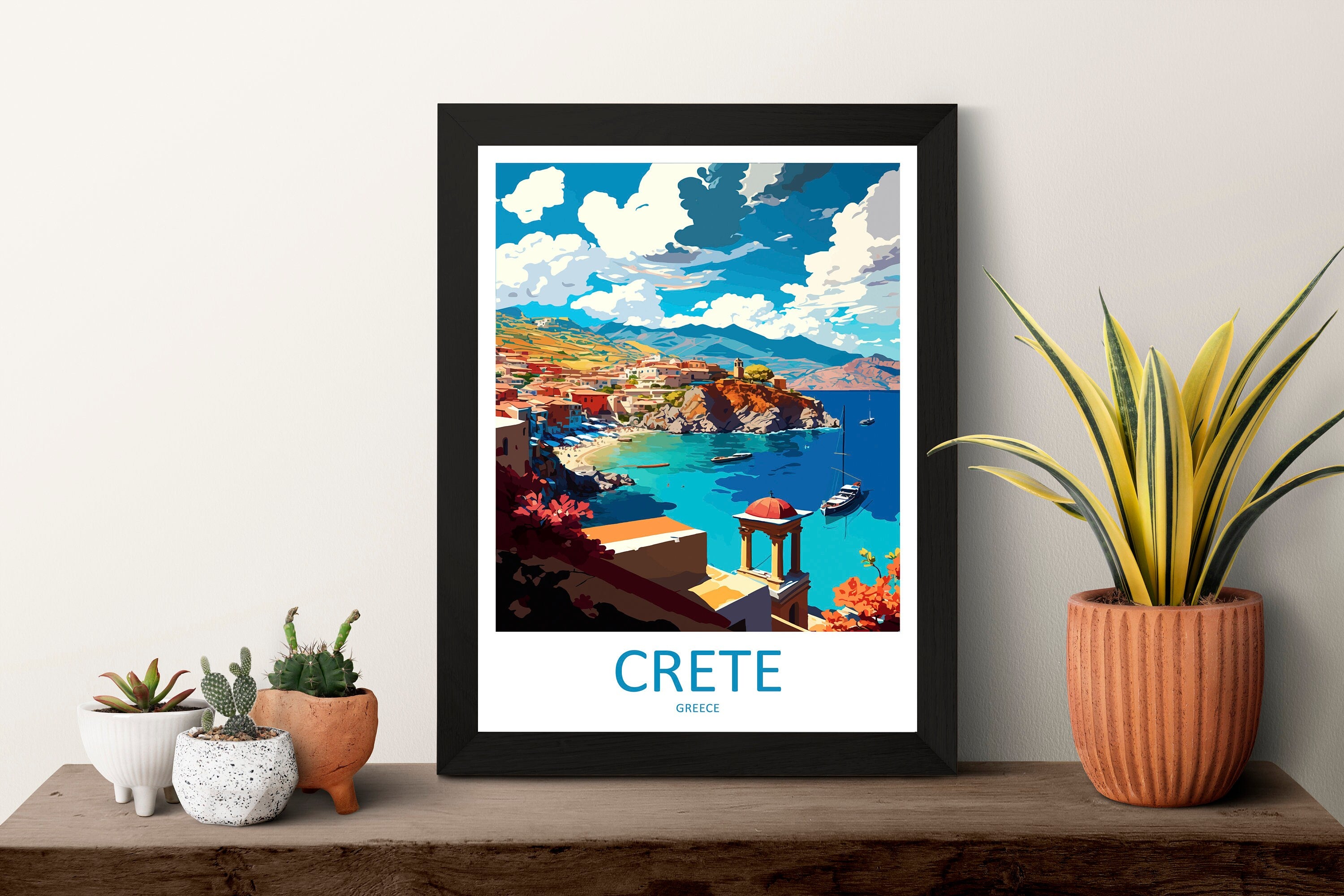 Crete Travel Print