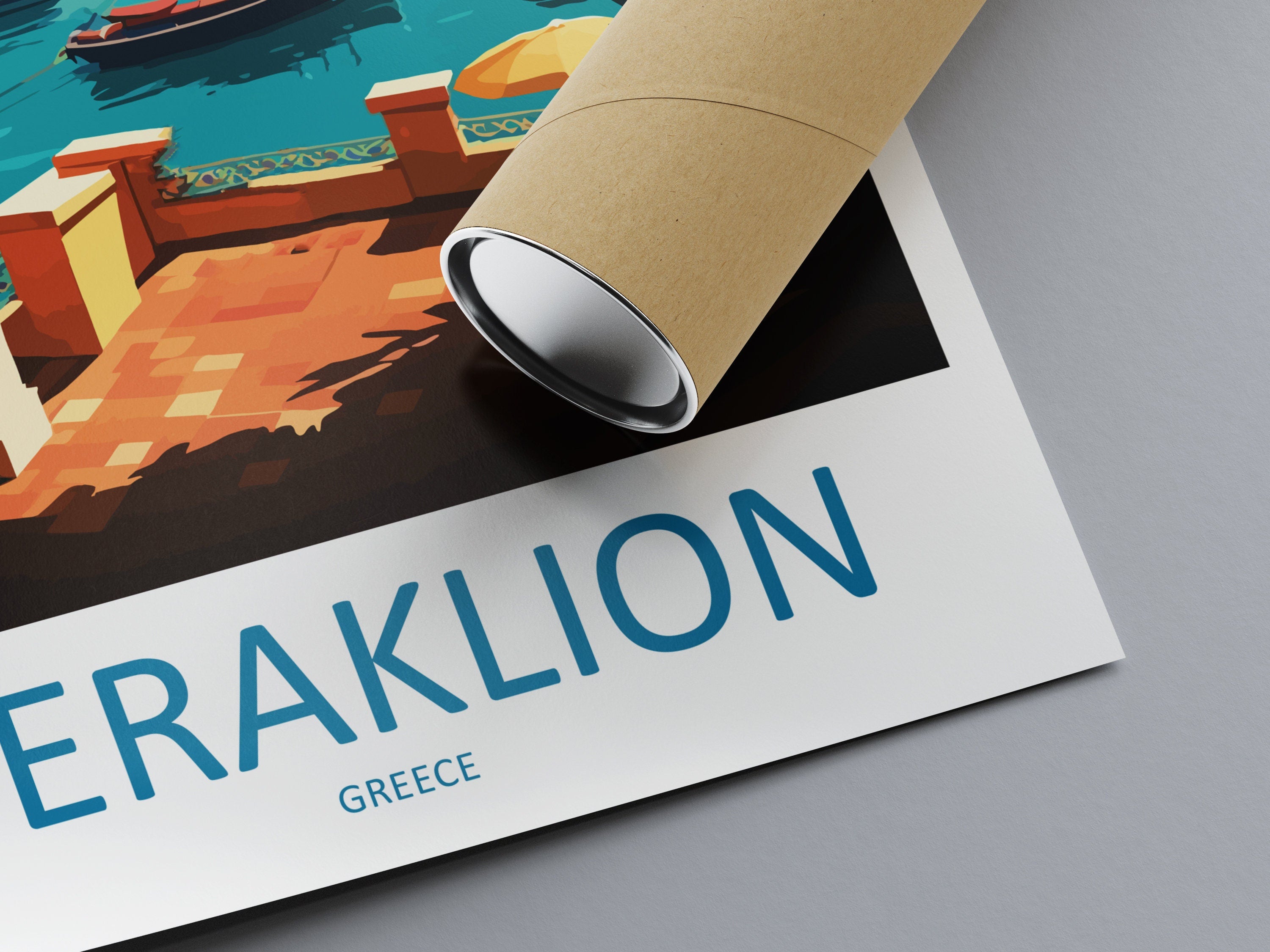 Heraklion Travel Print