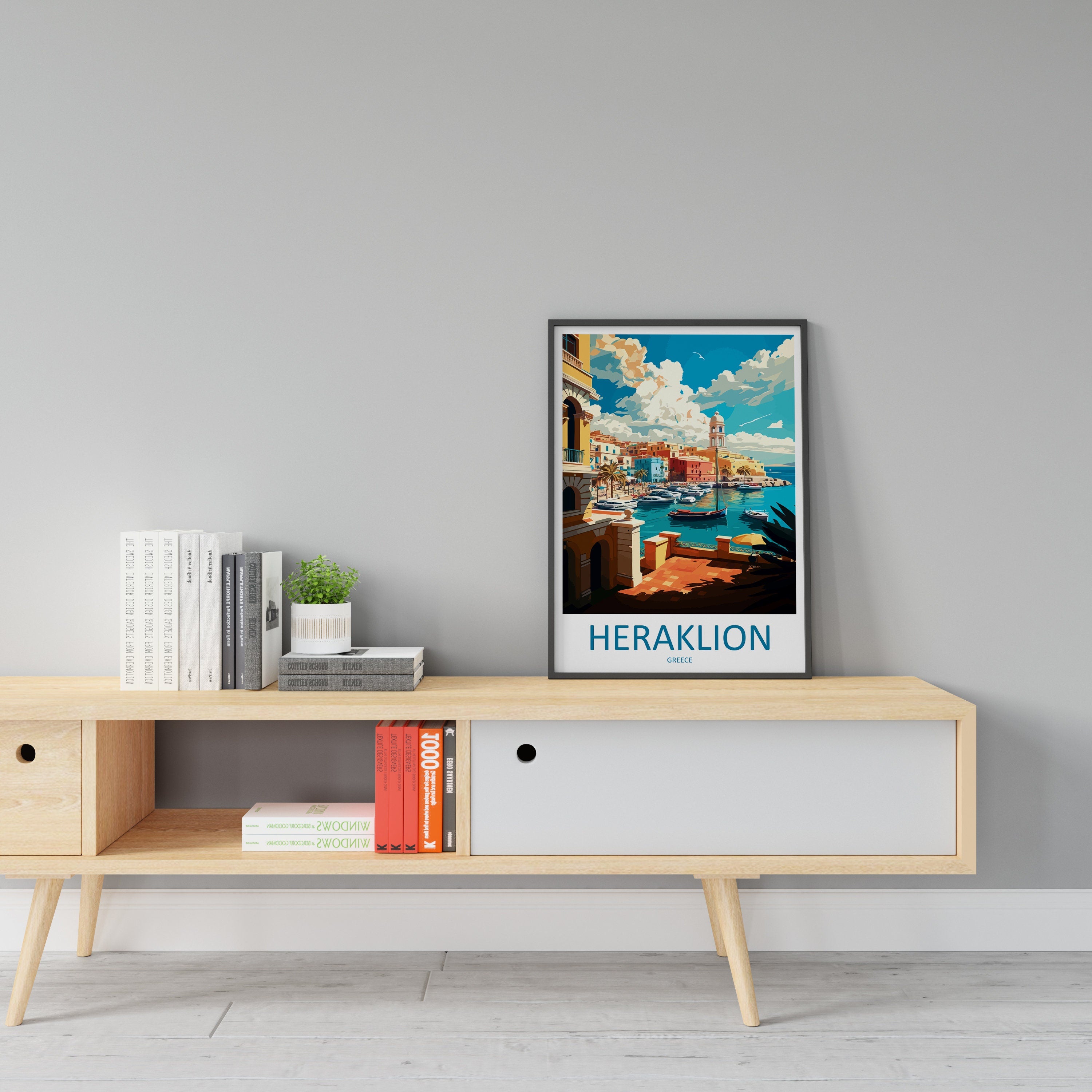 Heraklion Travel Print