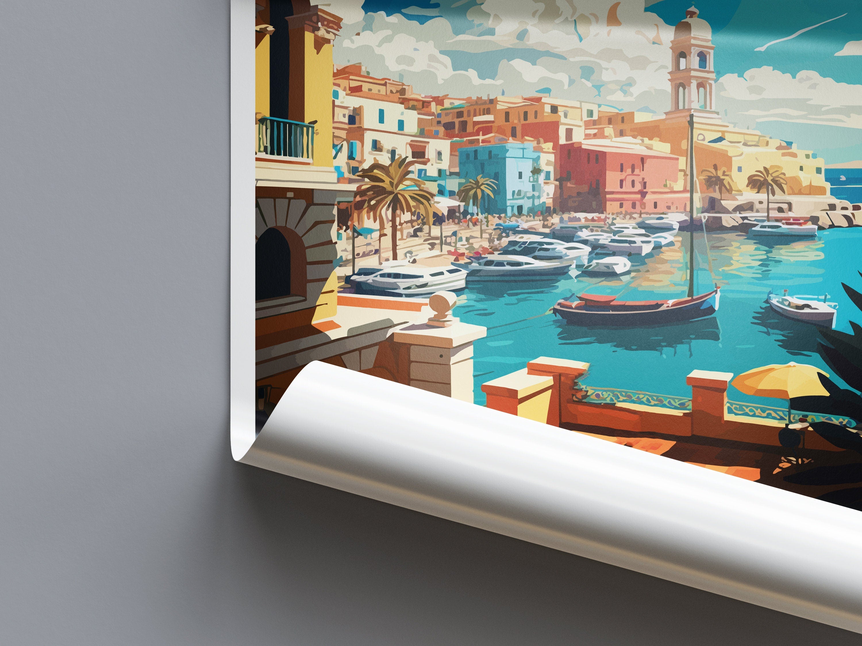 Heraklion Travel Print