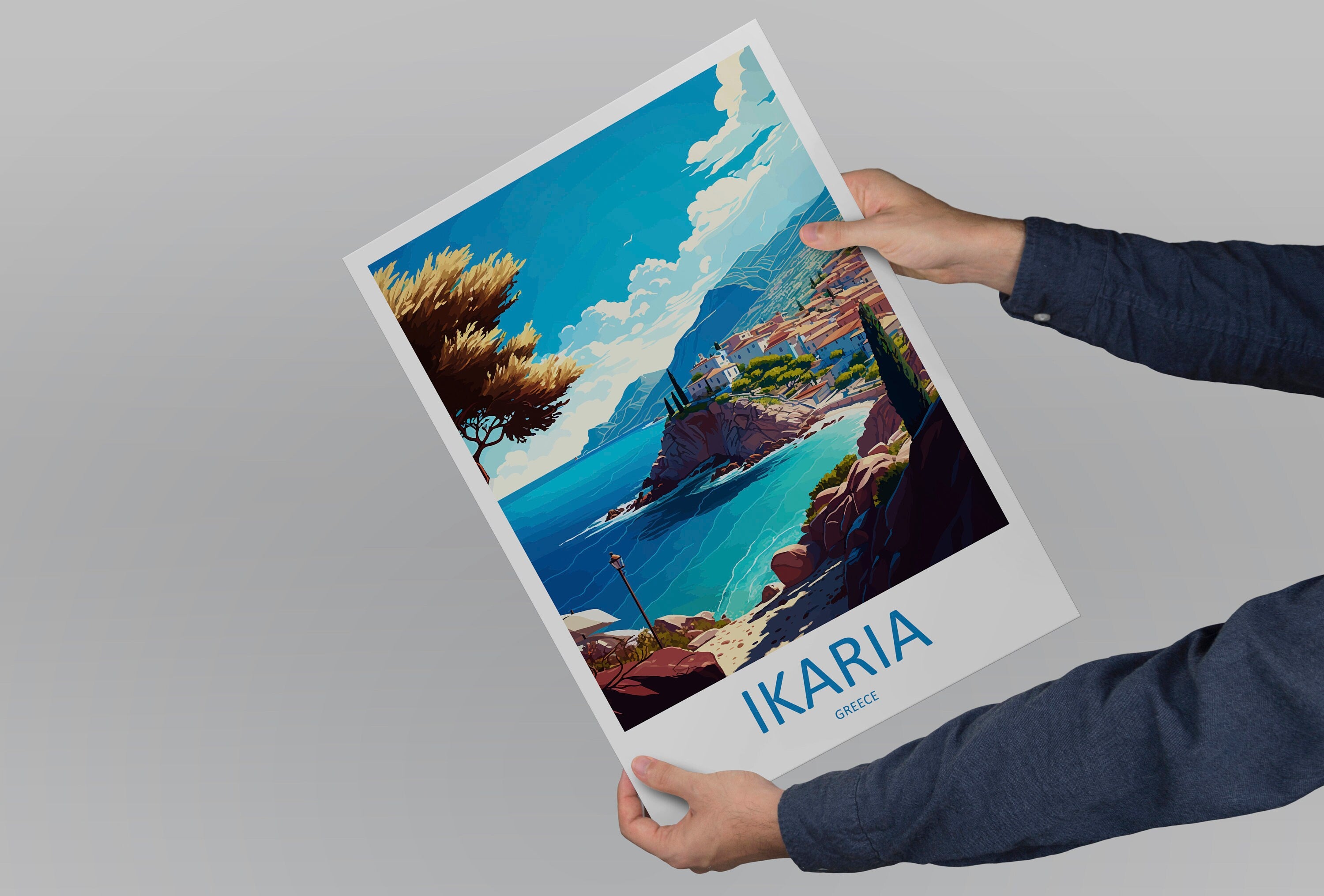 Ikaria Travel Print