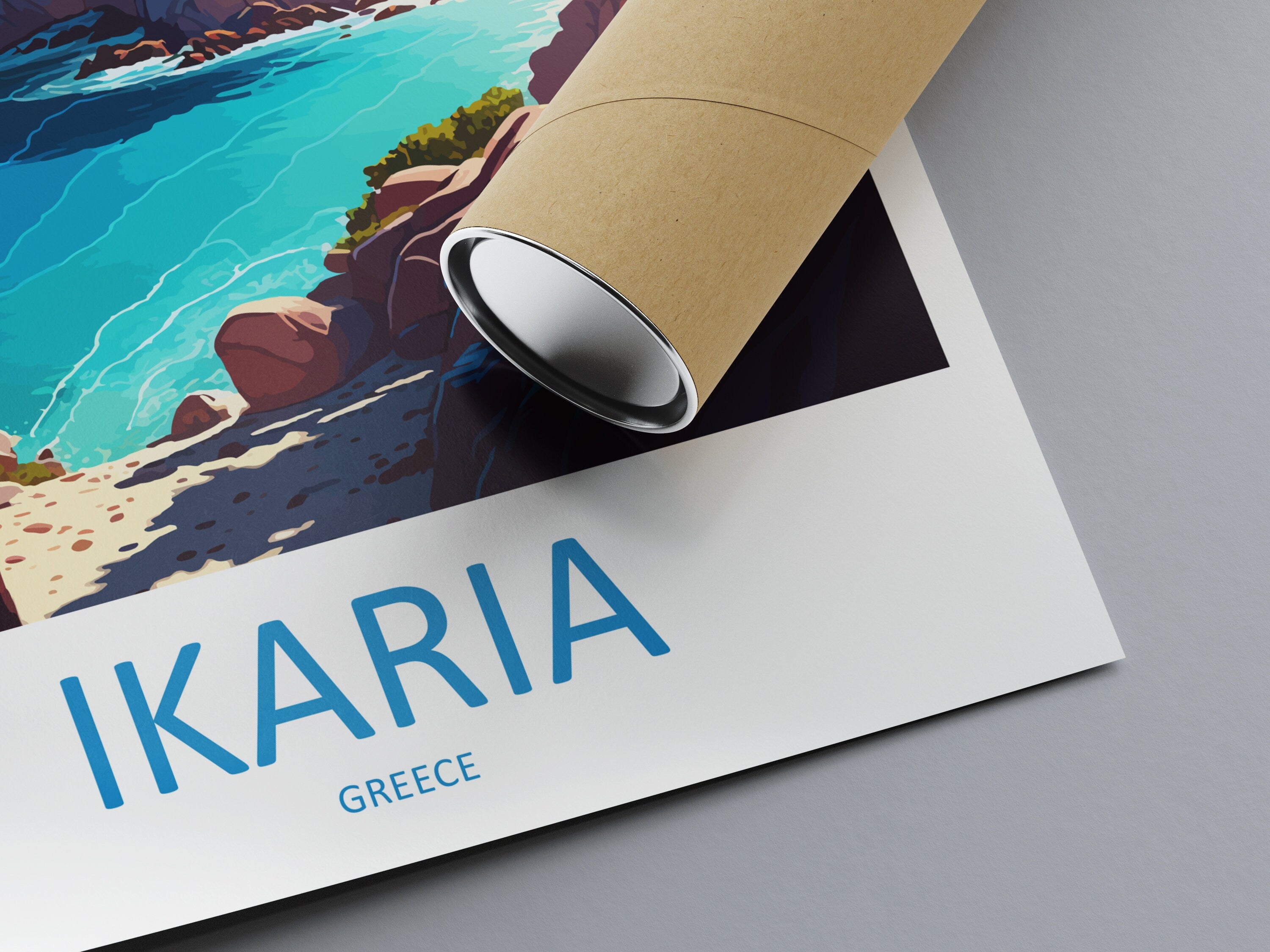 Ikaria Travel Print